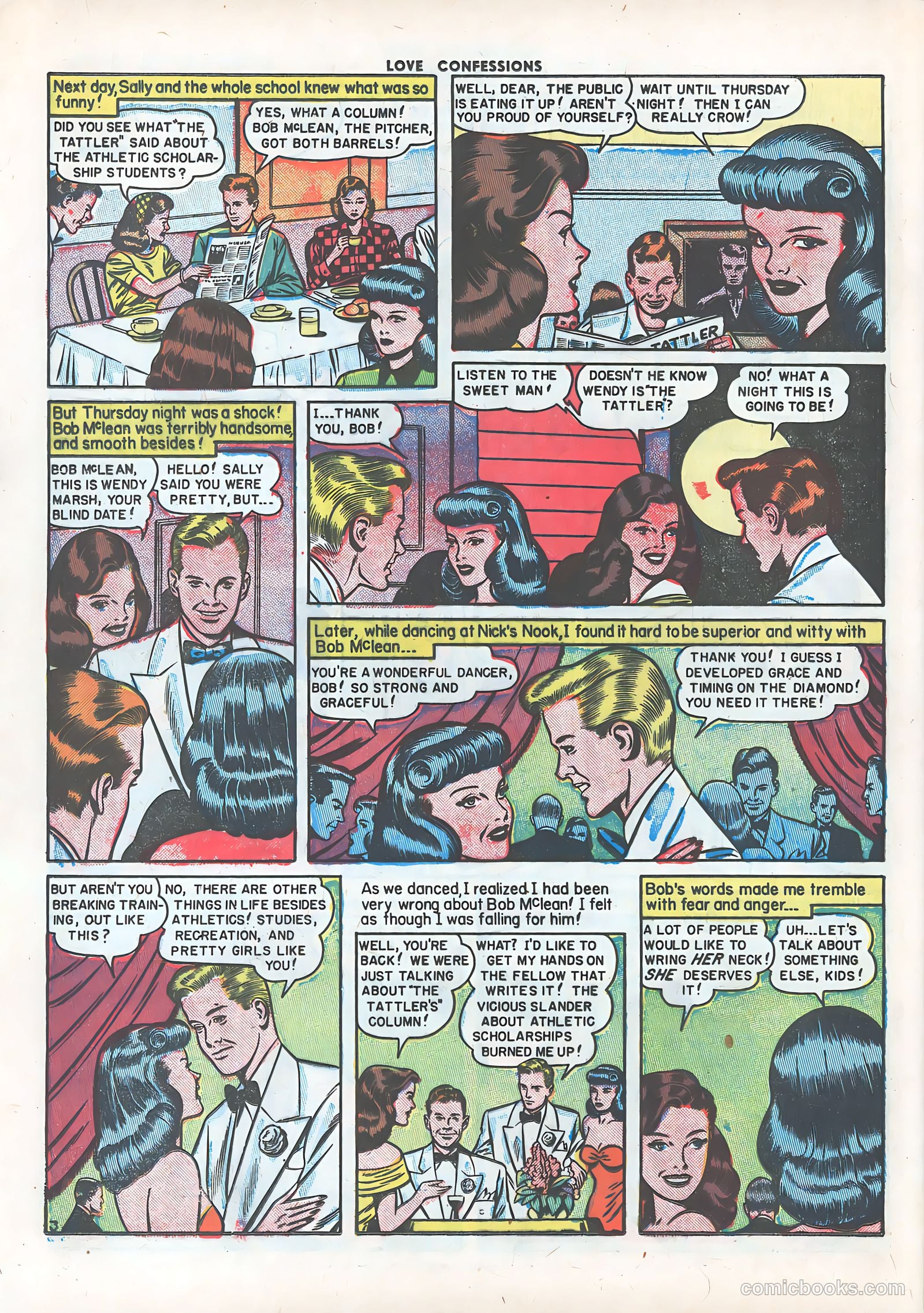 Love Confessions #12 (1951) — page 28 of 36