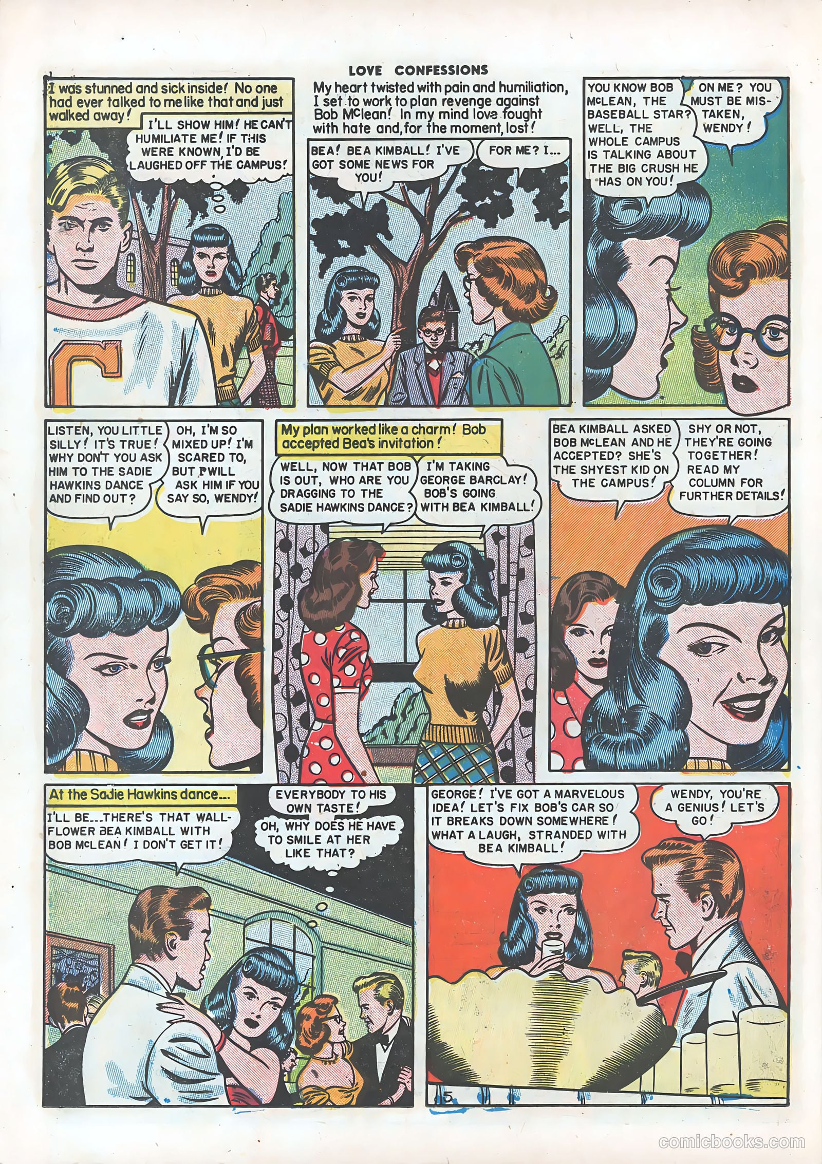 Love Confessions #12 (1951) — page 30 of 36
