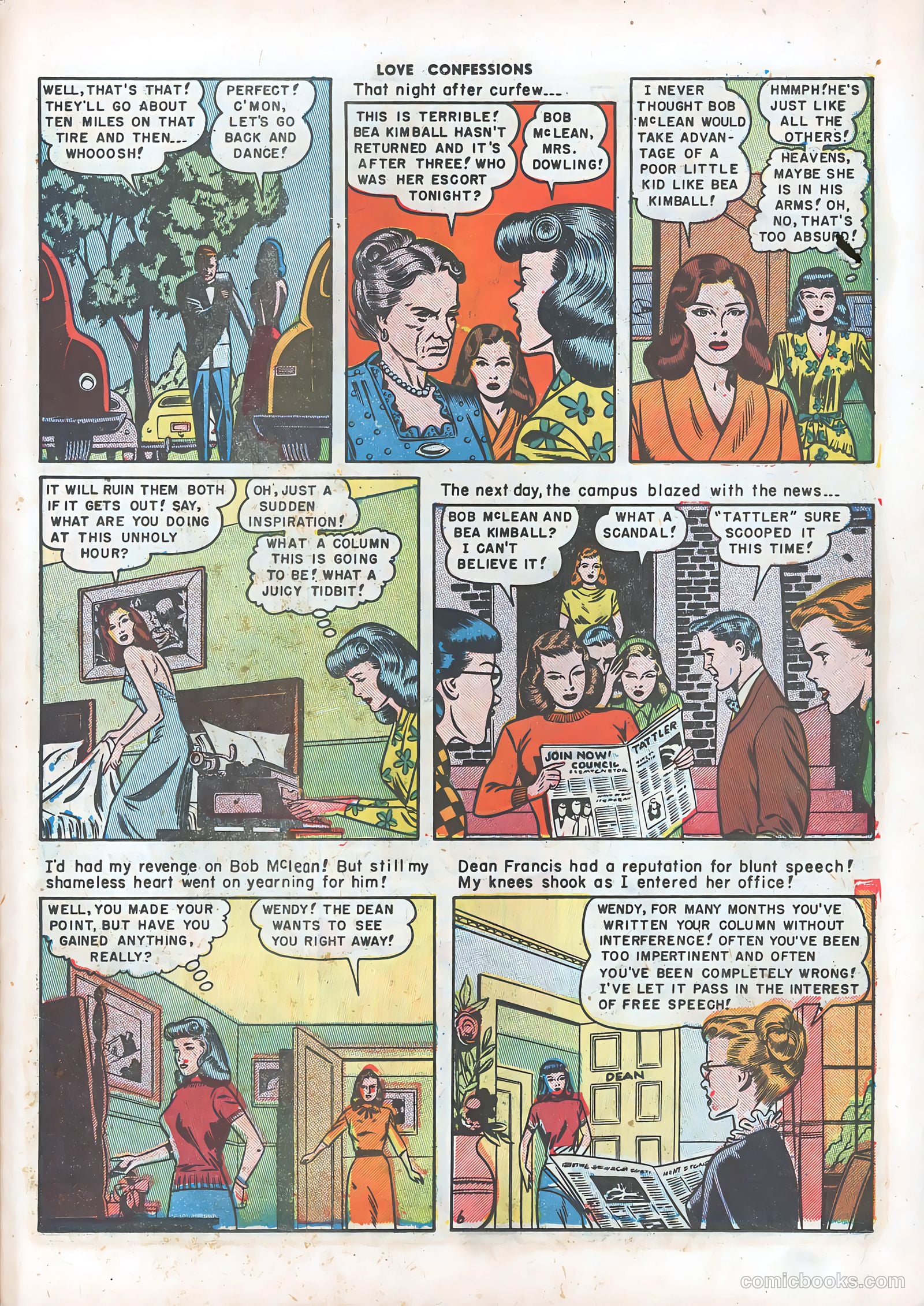 Love Confessions #12 (1951) — page 31 of 36