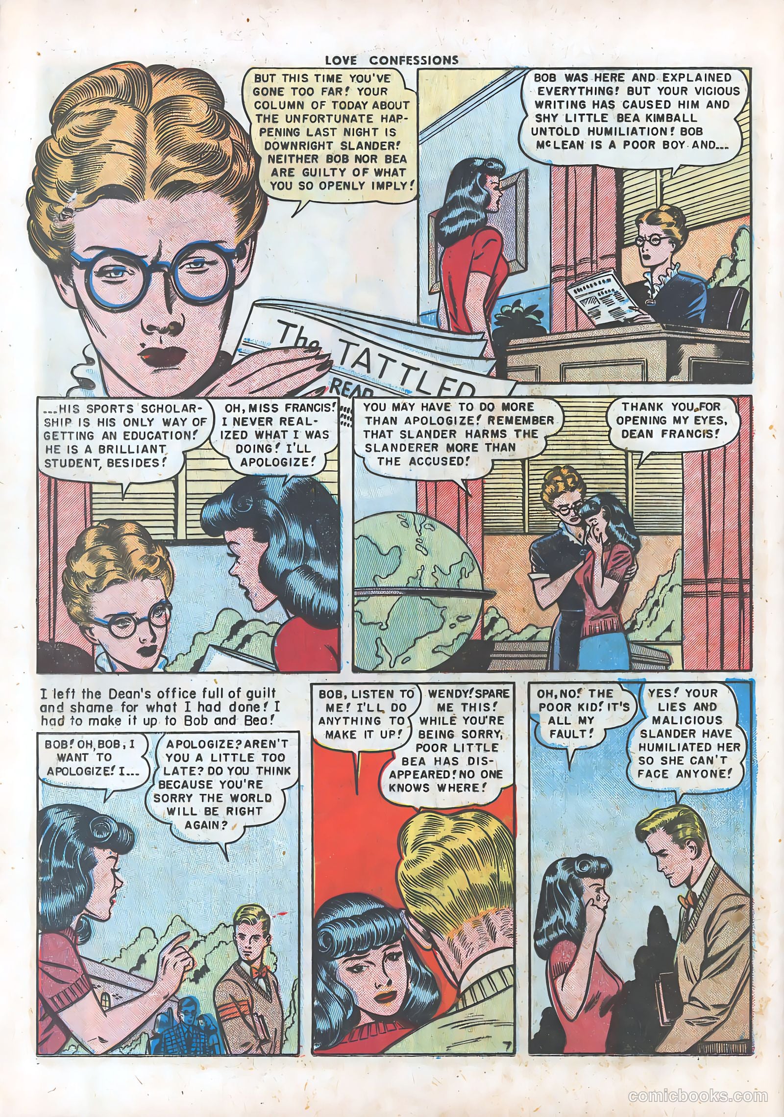 Love Confessions #12 (1951) — page 32 of 36