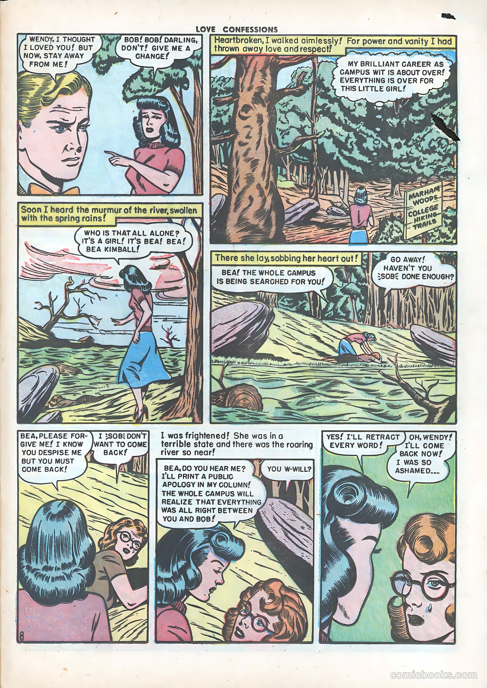 Love Confessions #12 (1951) — page 33 of 36