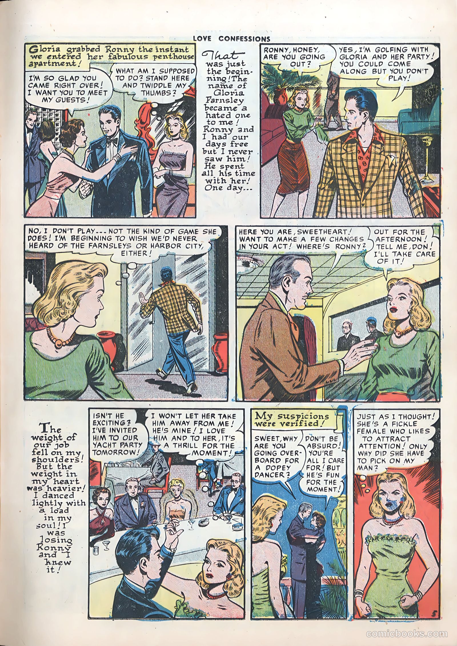 Love Confessions #13 (1951) — page 7 of 36