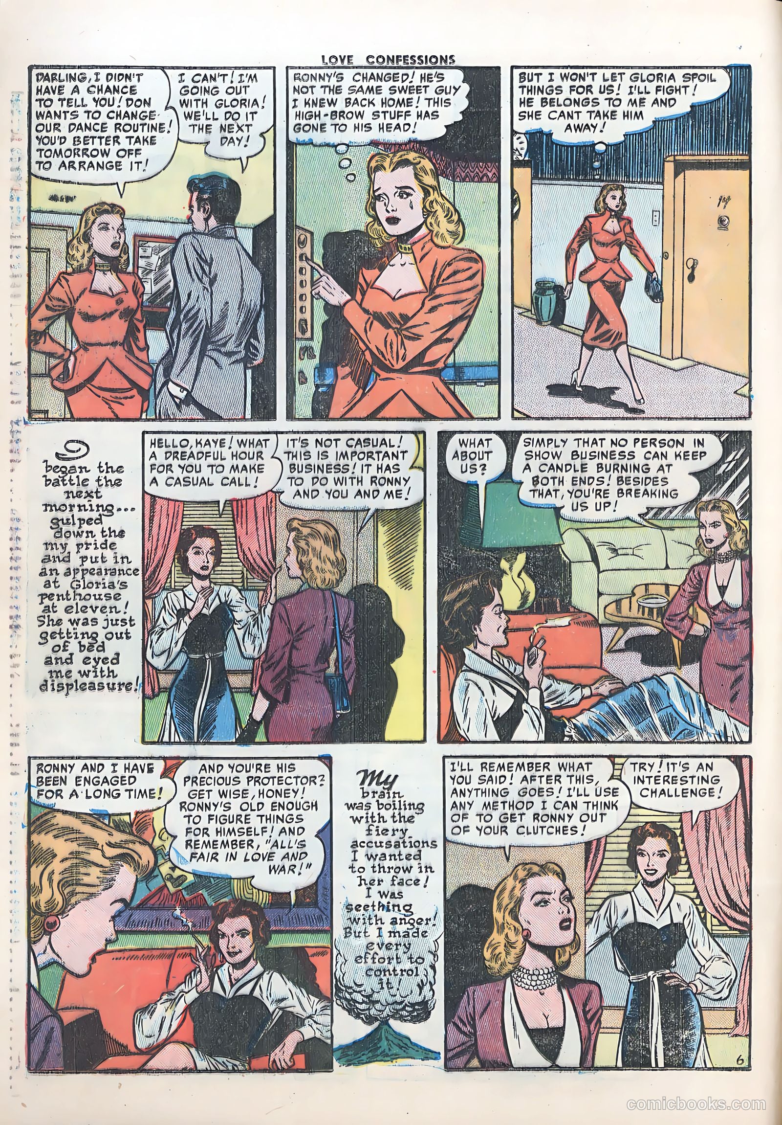 Love Confessions #13 (1951) — page 8 of 36