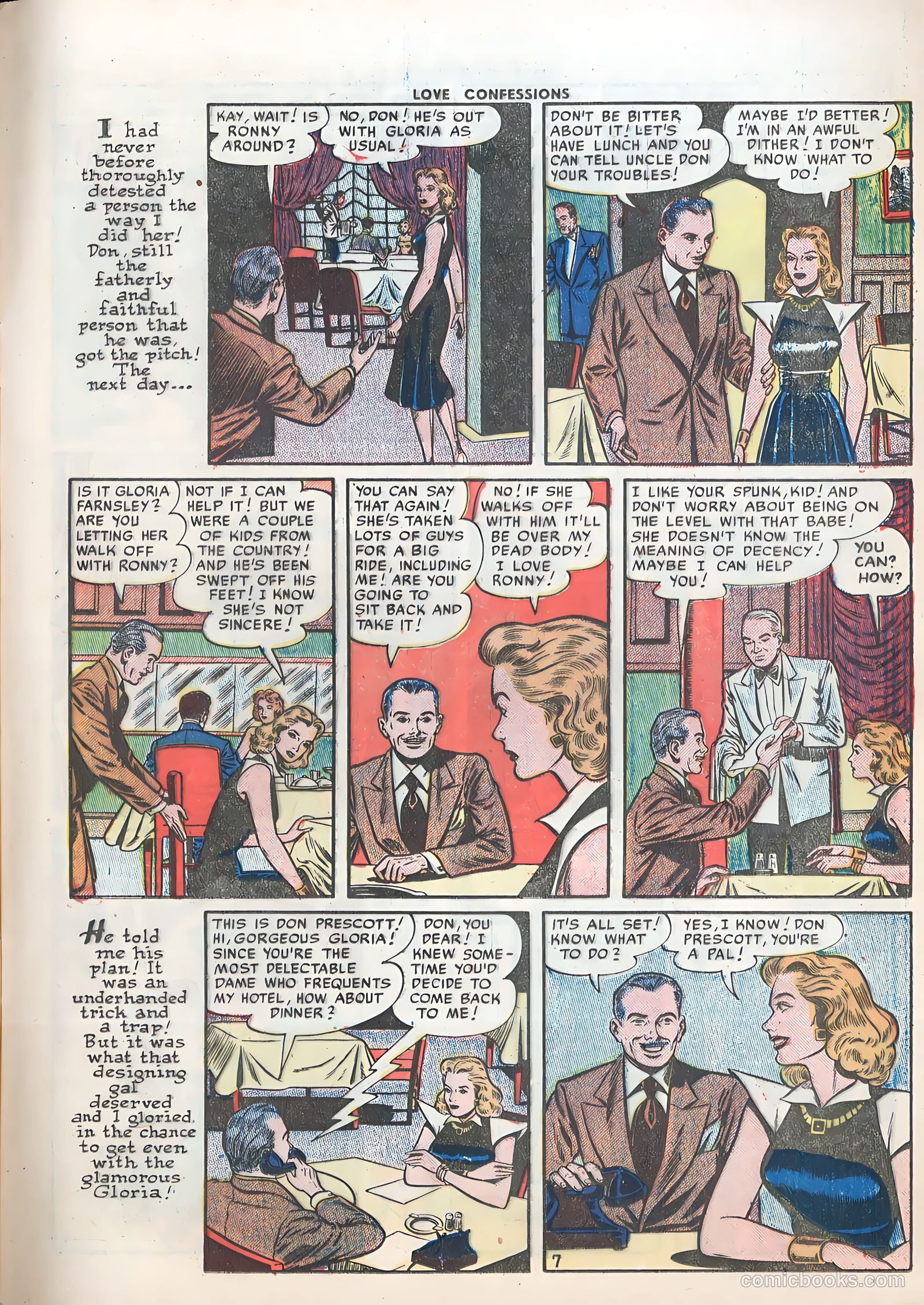 Love Confessions #13 (1951) — page 9 of 36