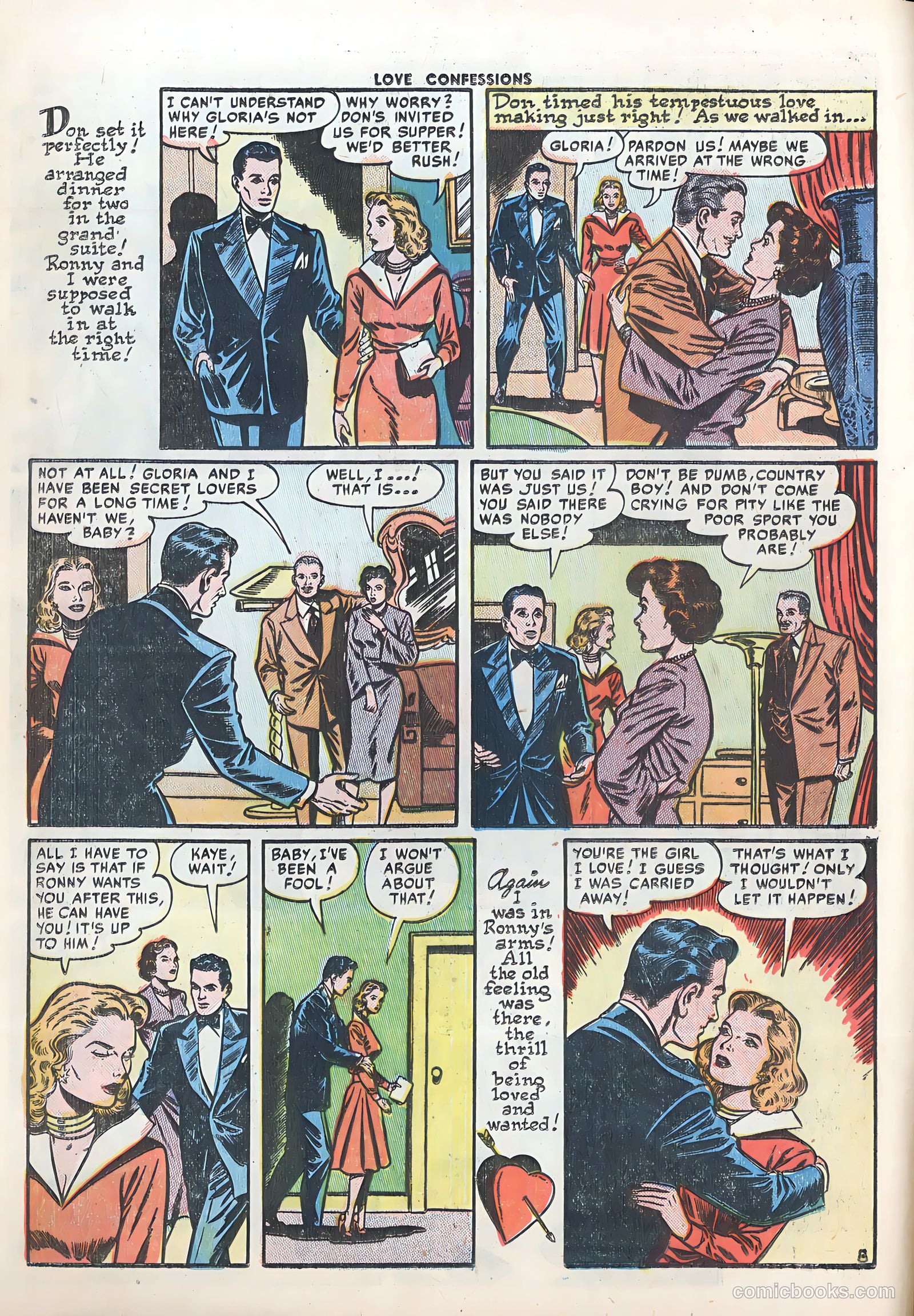Love Confessions #13 (1951) — page 10 of 36