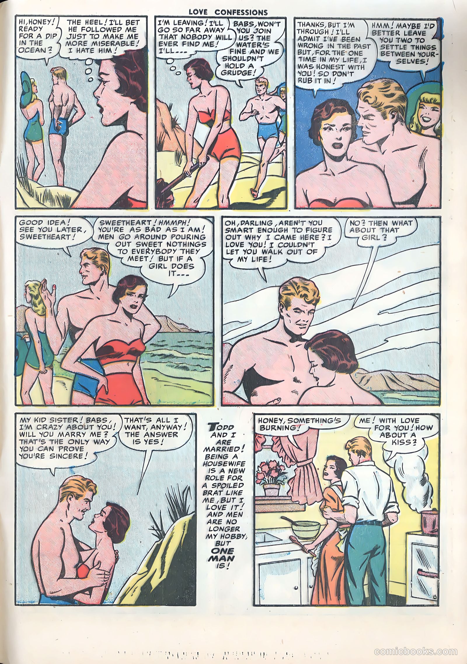Love Confessions #13 (1951) — page 17 of 36