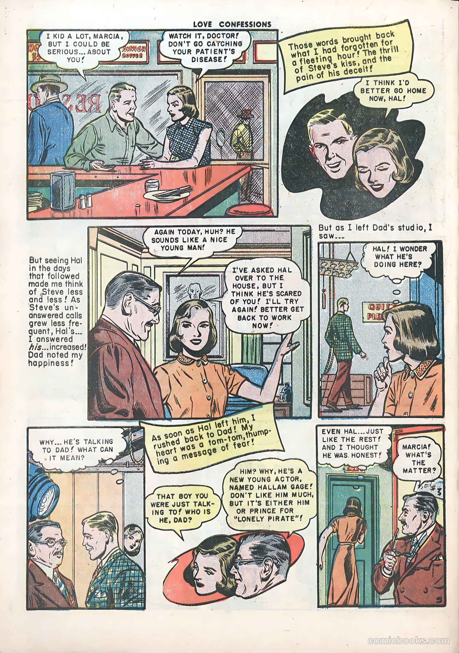 Love Confessions #13 (1951) — page 22 of 36