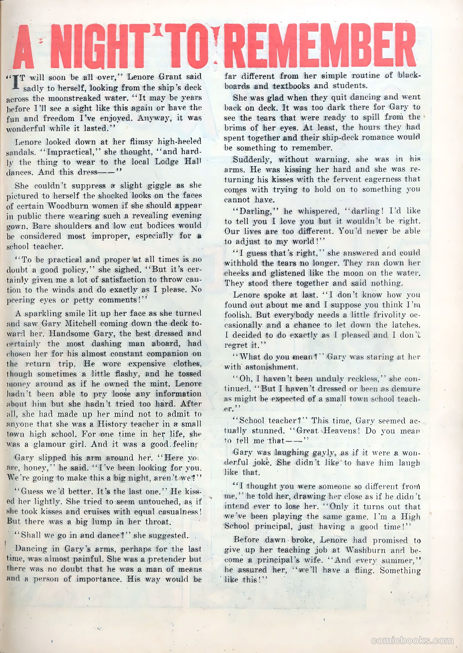 Love Confessions #13 (1951) — page 25 of 36