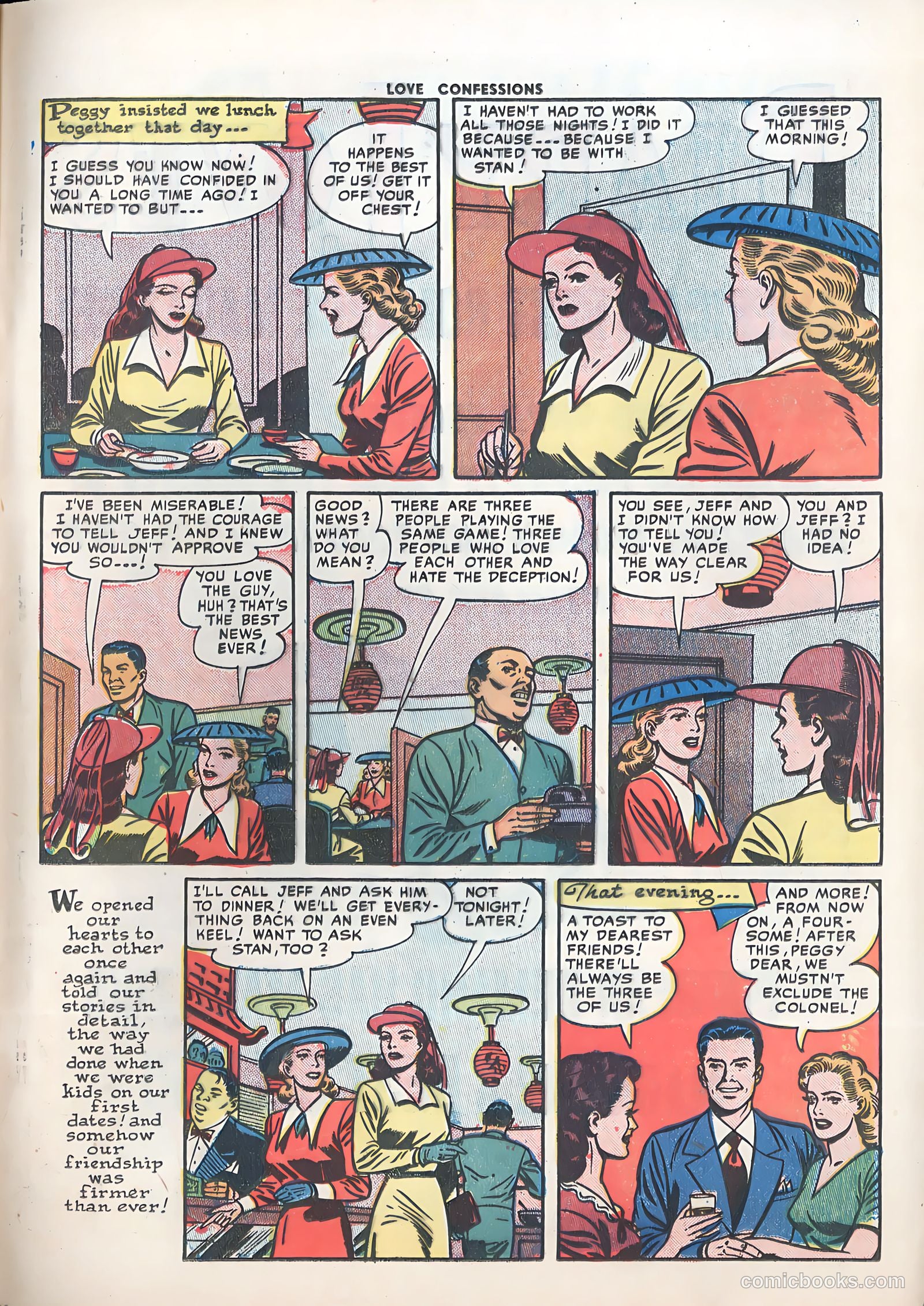 Love Confessions #13 (1951) — page 33 of 36
