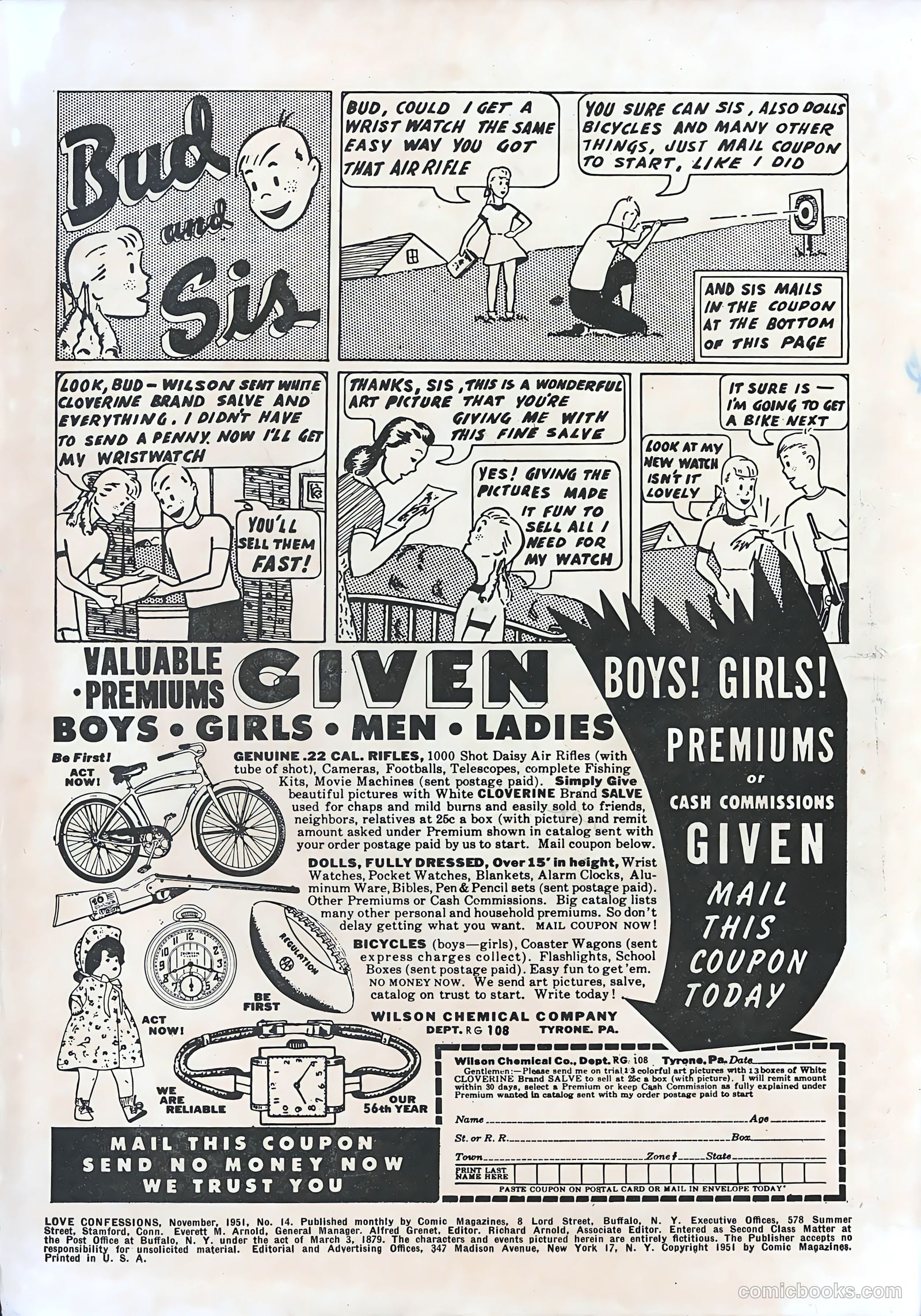 Love Confessions #14 (1951) — page 2 of 36