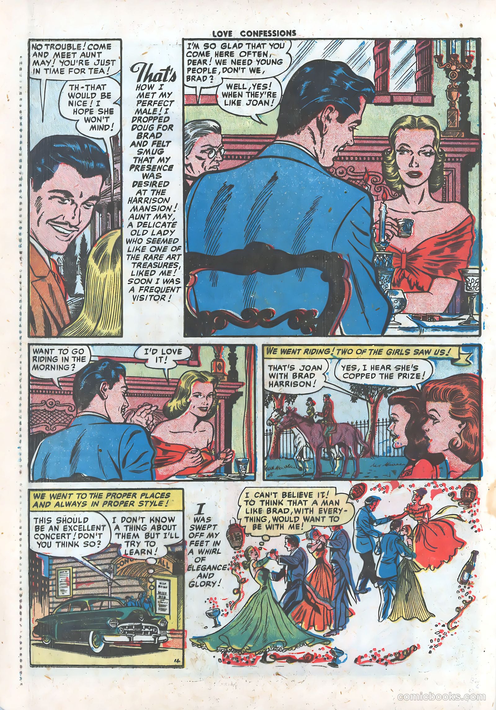 Love Confessions #14 (1951) — page 6 of 36