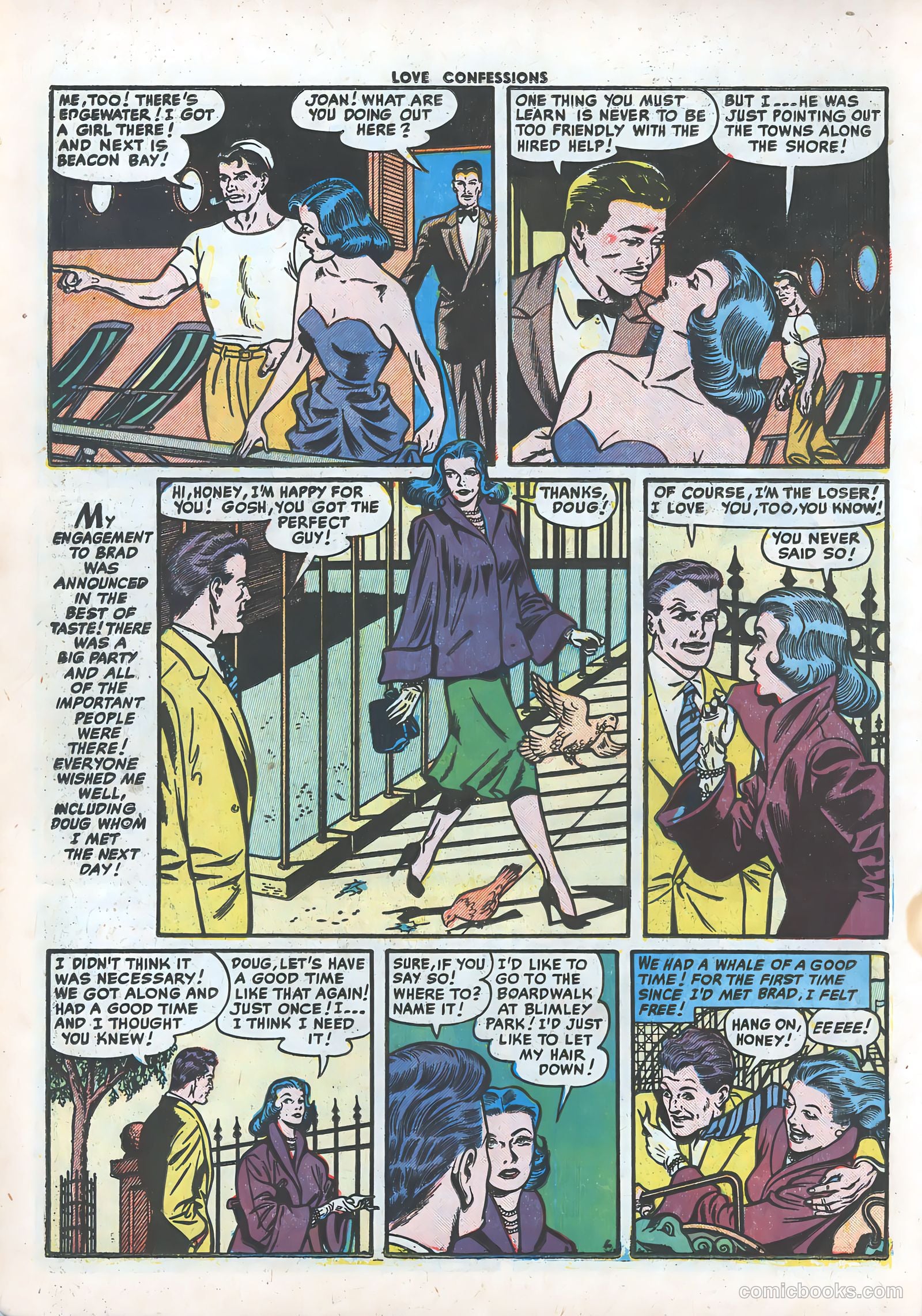 Love Confessions #14 (1951) — page 8 of 36