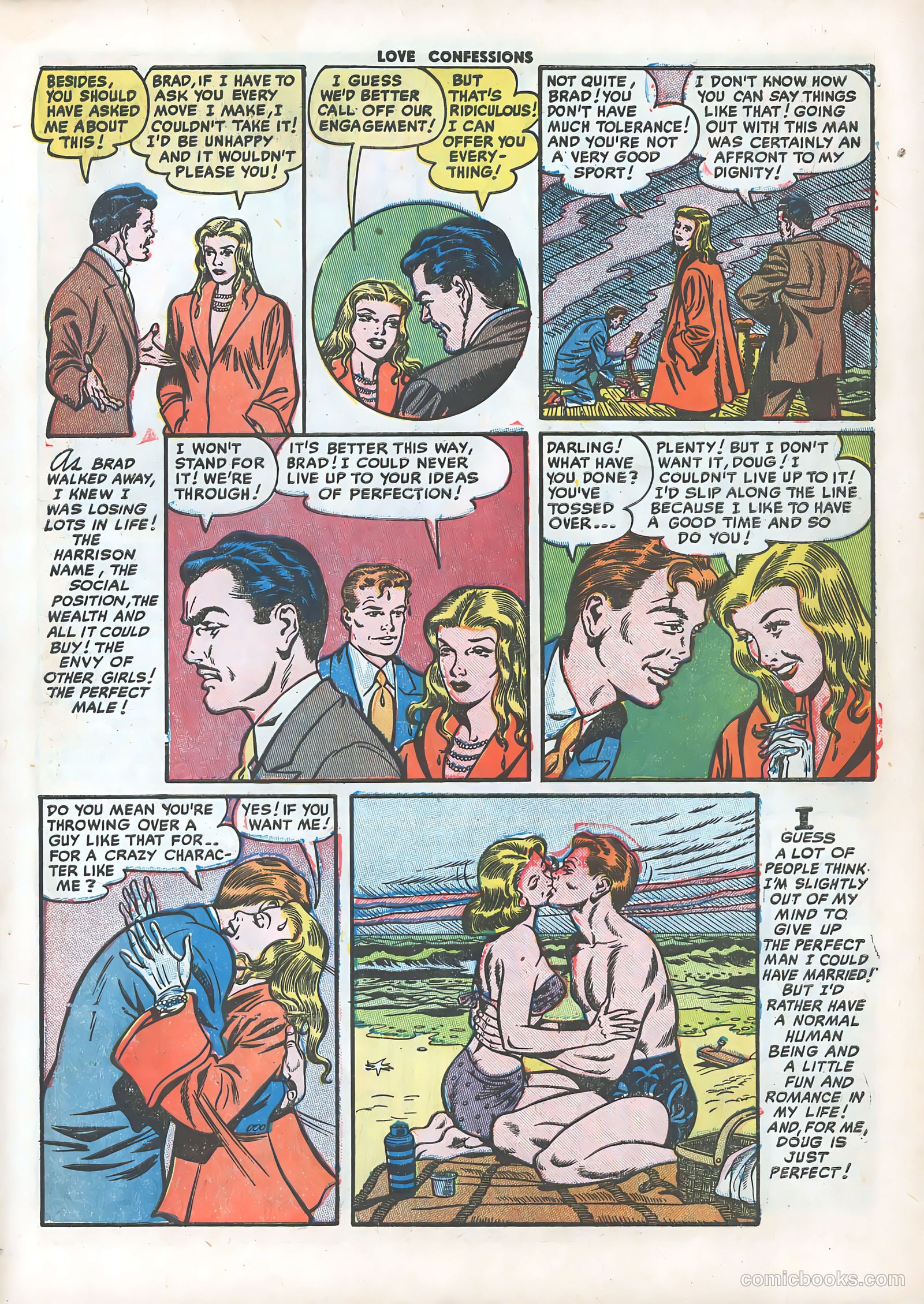 Love Confessions #14 (1951) — page 11 of 36