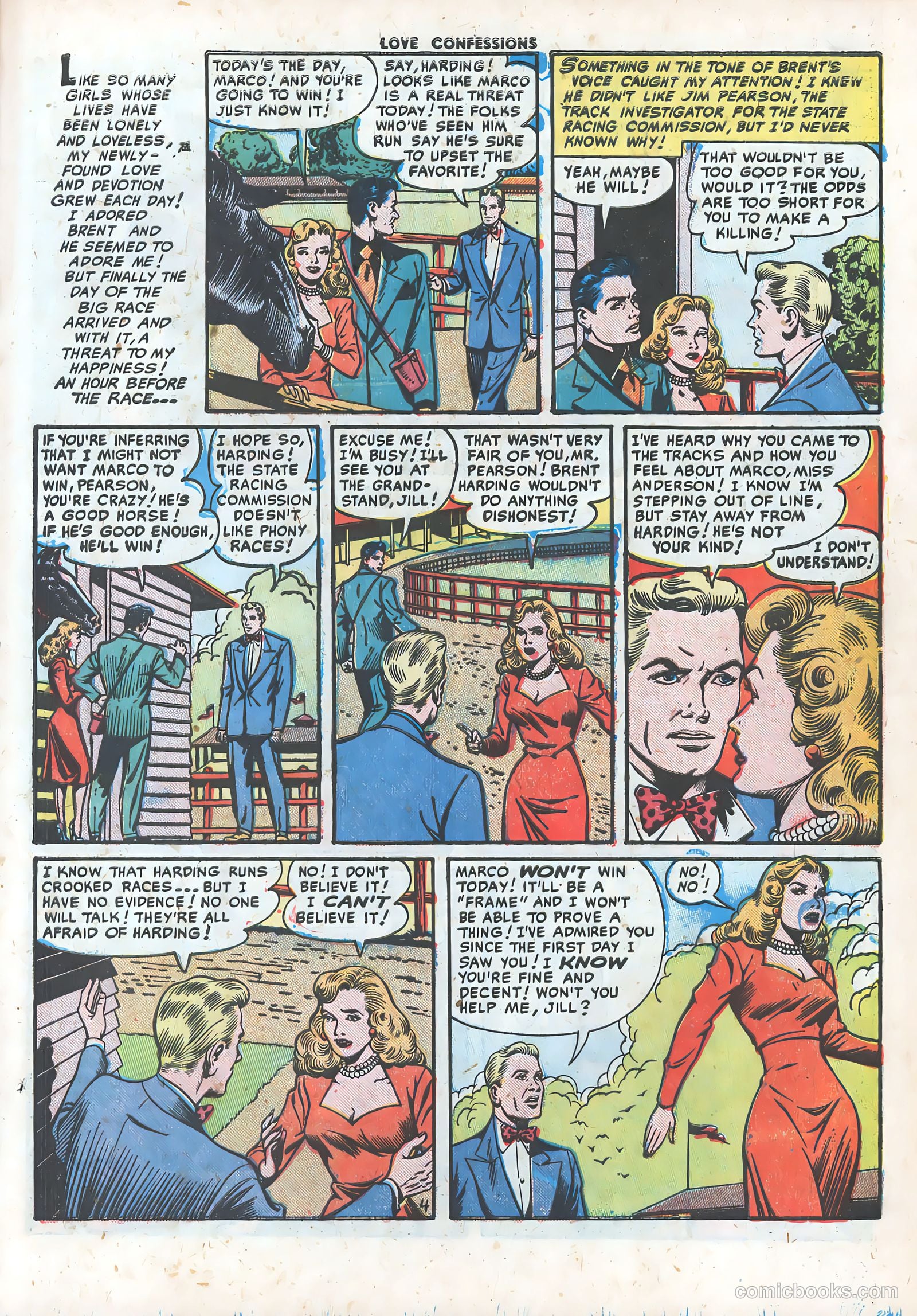 Love Confessions #14 (1951) — page 21 of 36