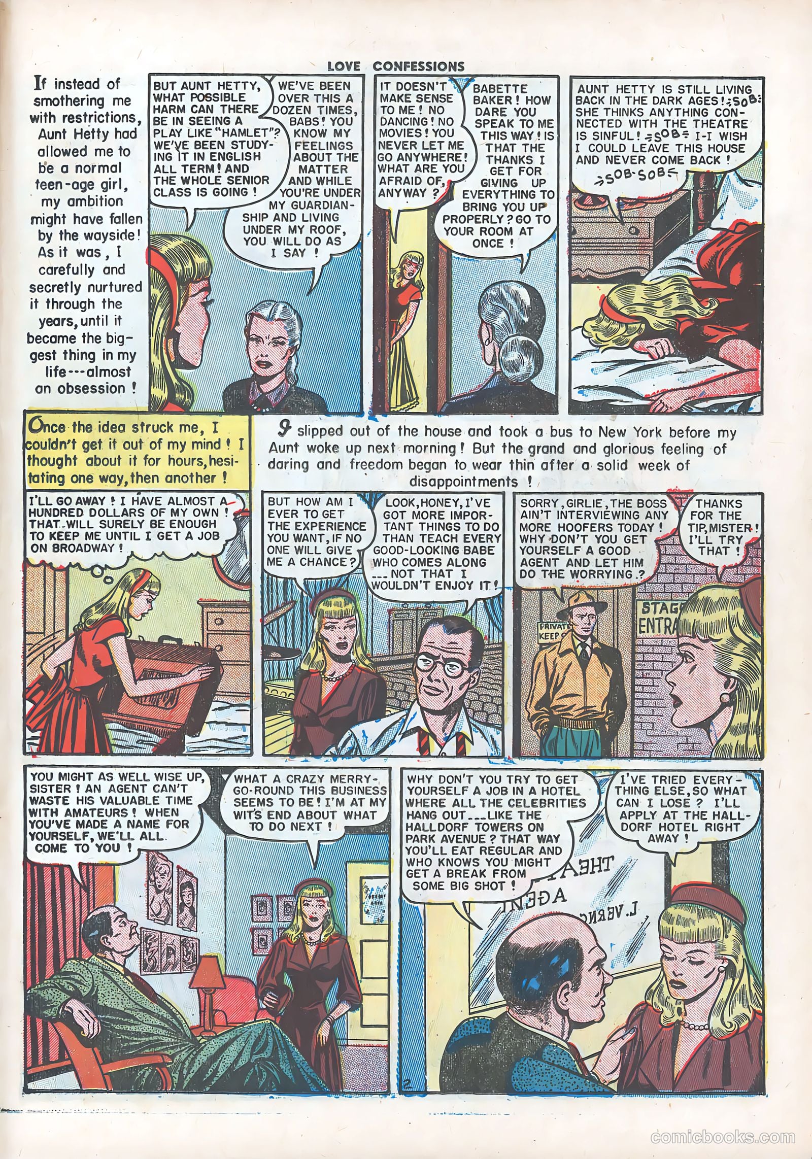 Love Confessions #14 (1951) — page 27 of 36