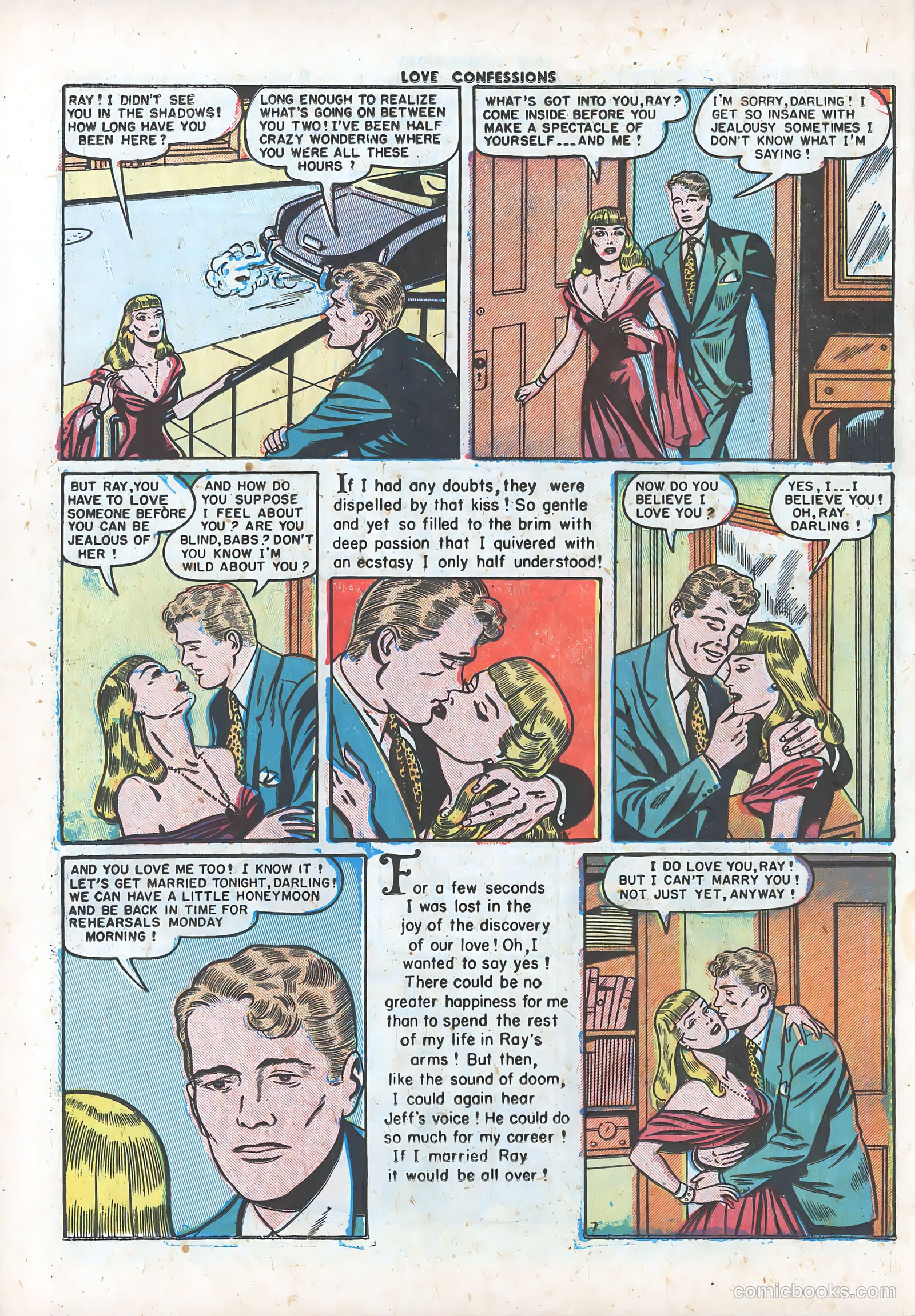 Love Confessions #14 (1951) — page 32 of 36