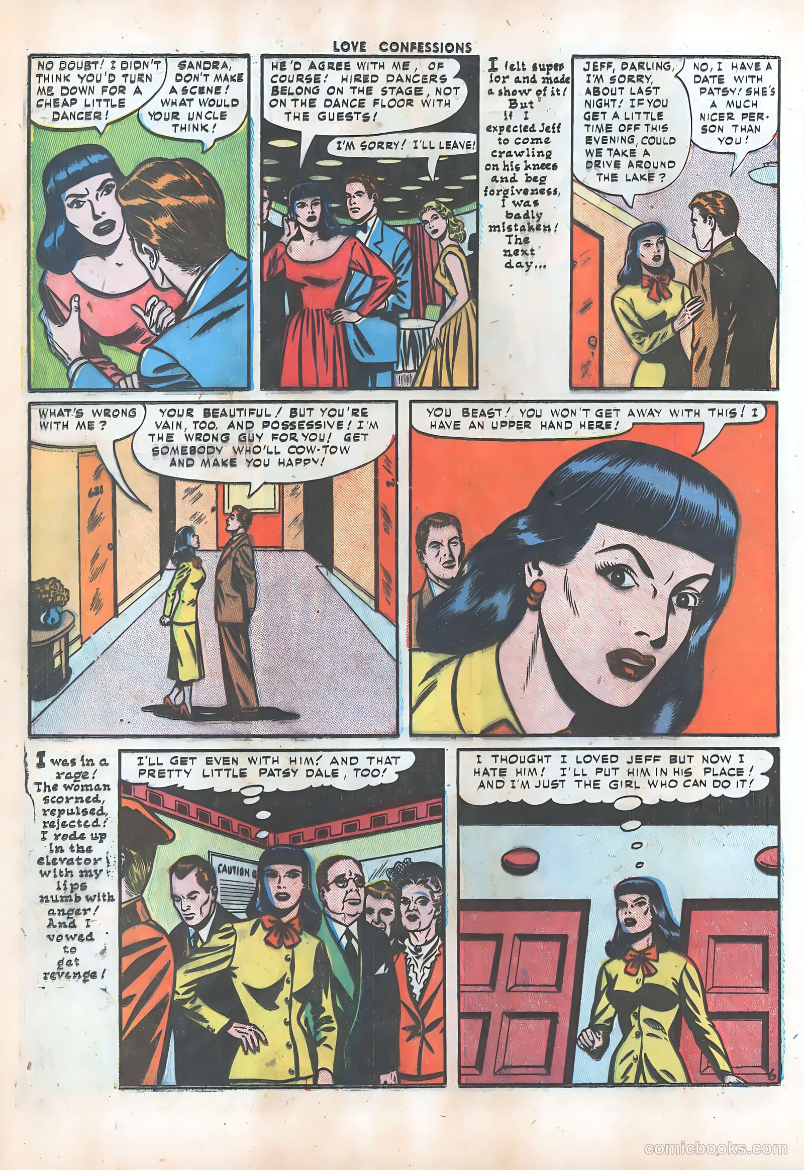 Love Confessions #15 (1951) — page 8 of 37