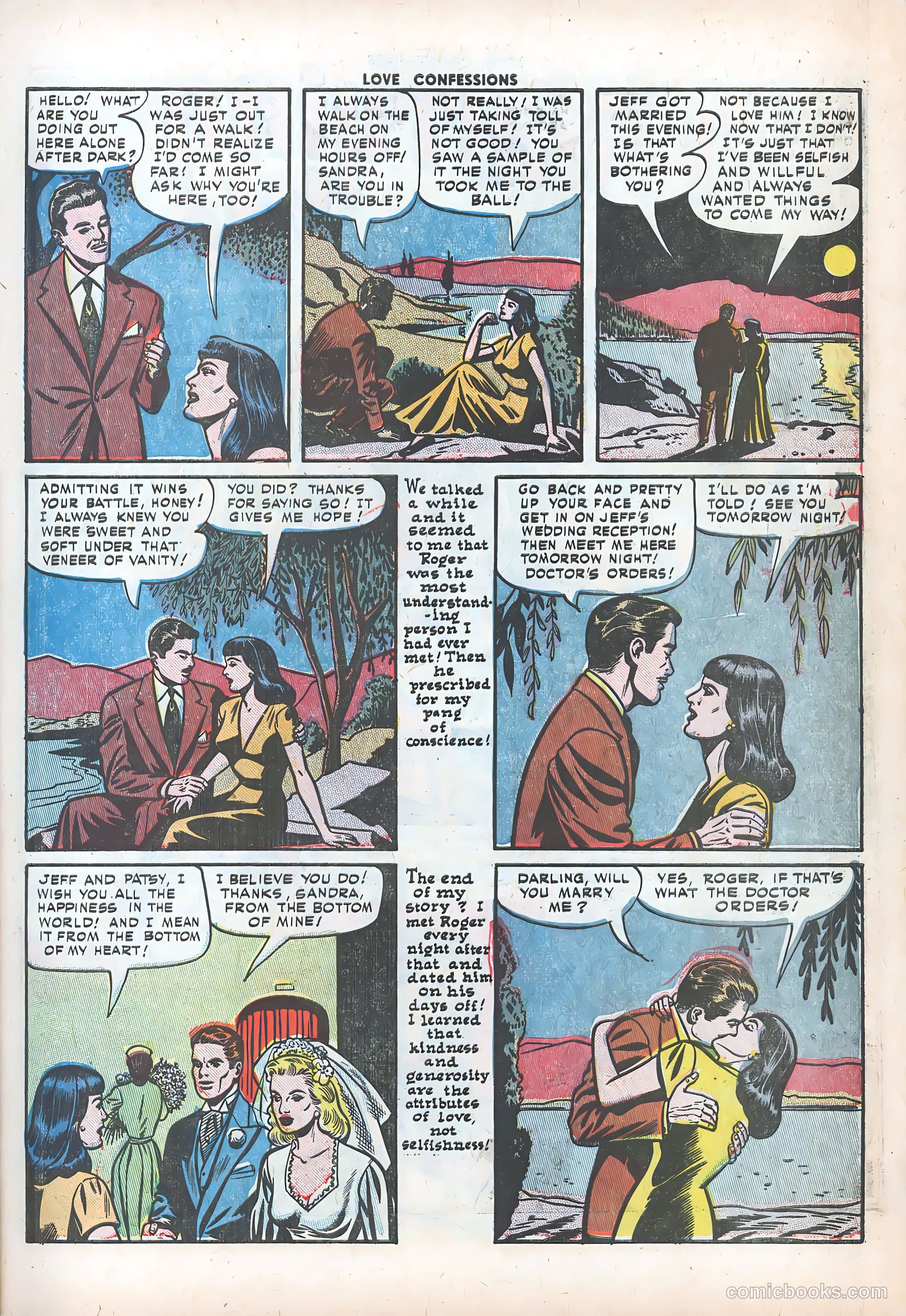 Love Confessions #15 (1951) — page 12 of 37