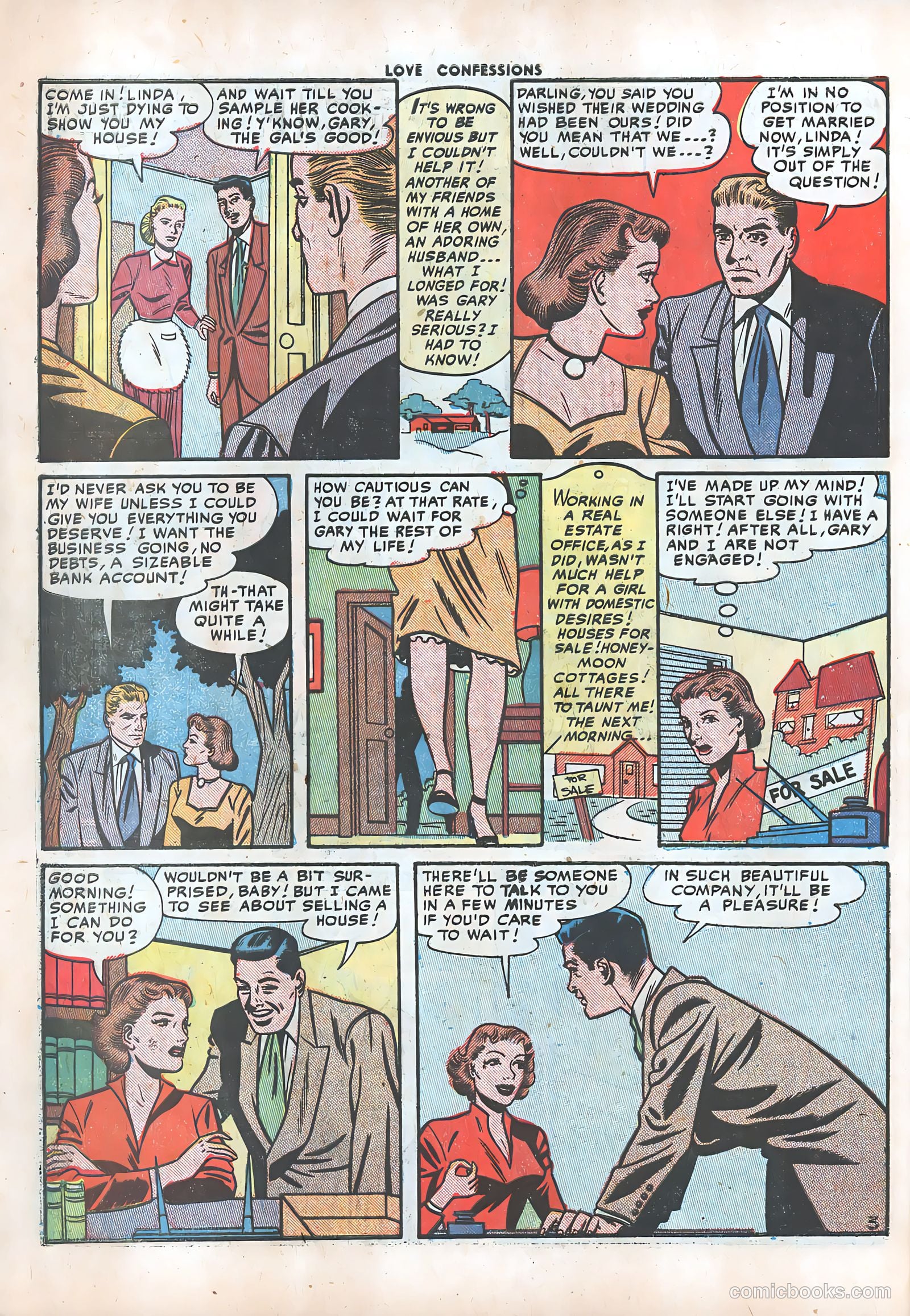 Love Confessions #15 (1951) — page 15 of 37