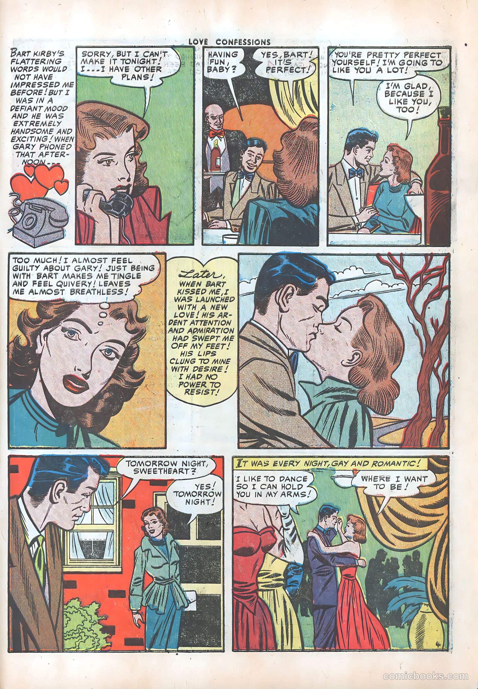Love Confessions #15 (1951) — page 16 of 37