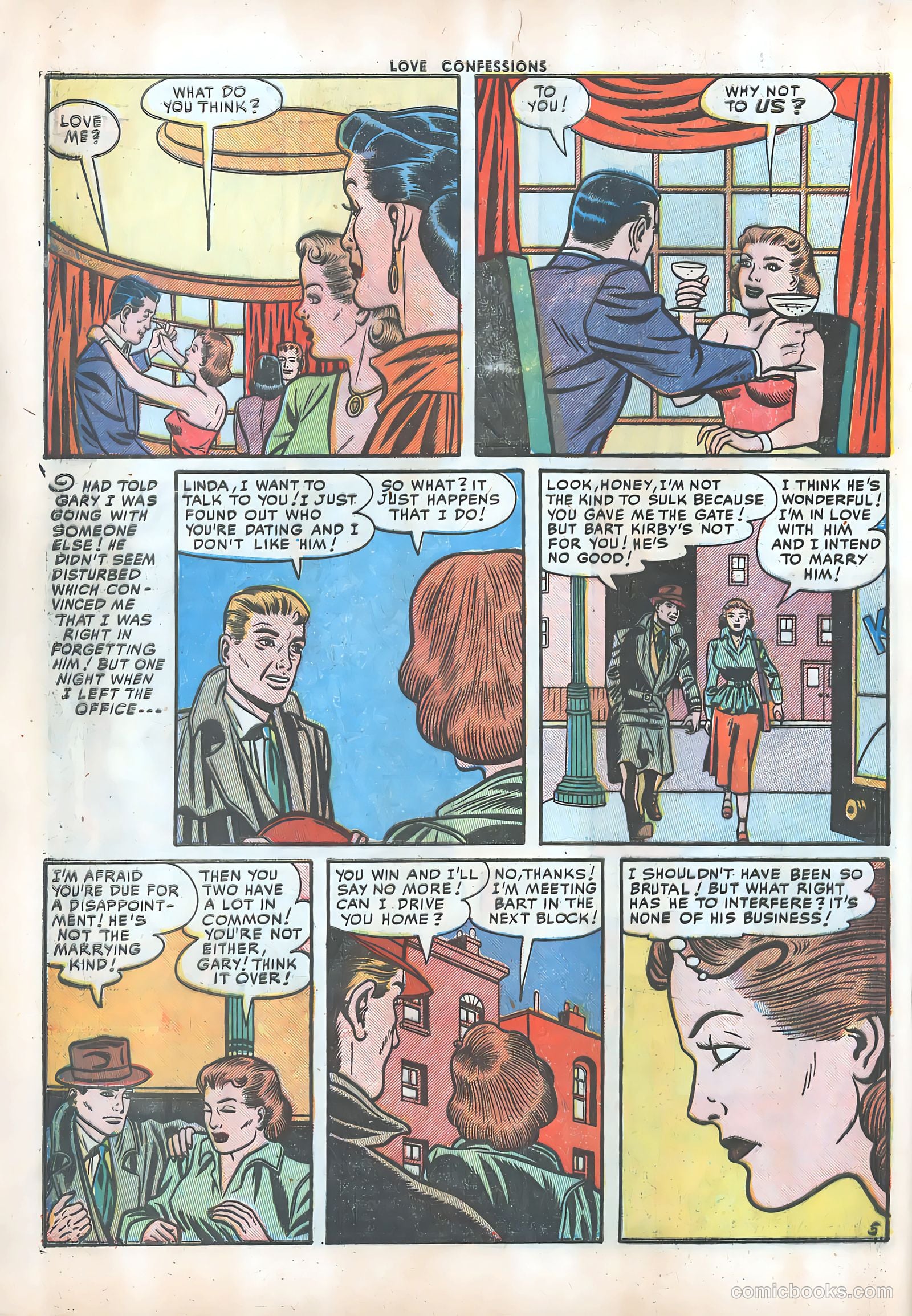 Love Confessions #15 (1951) — page 17 of 37