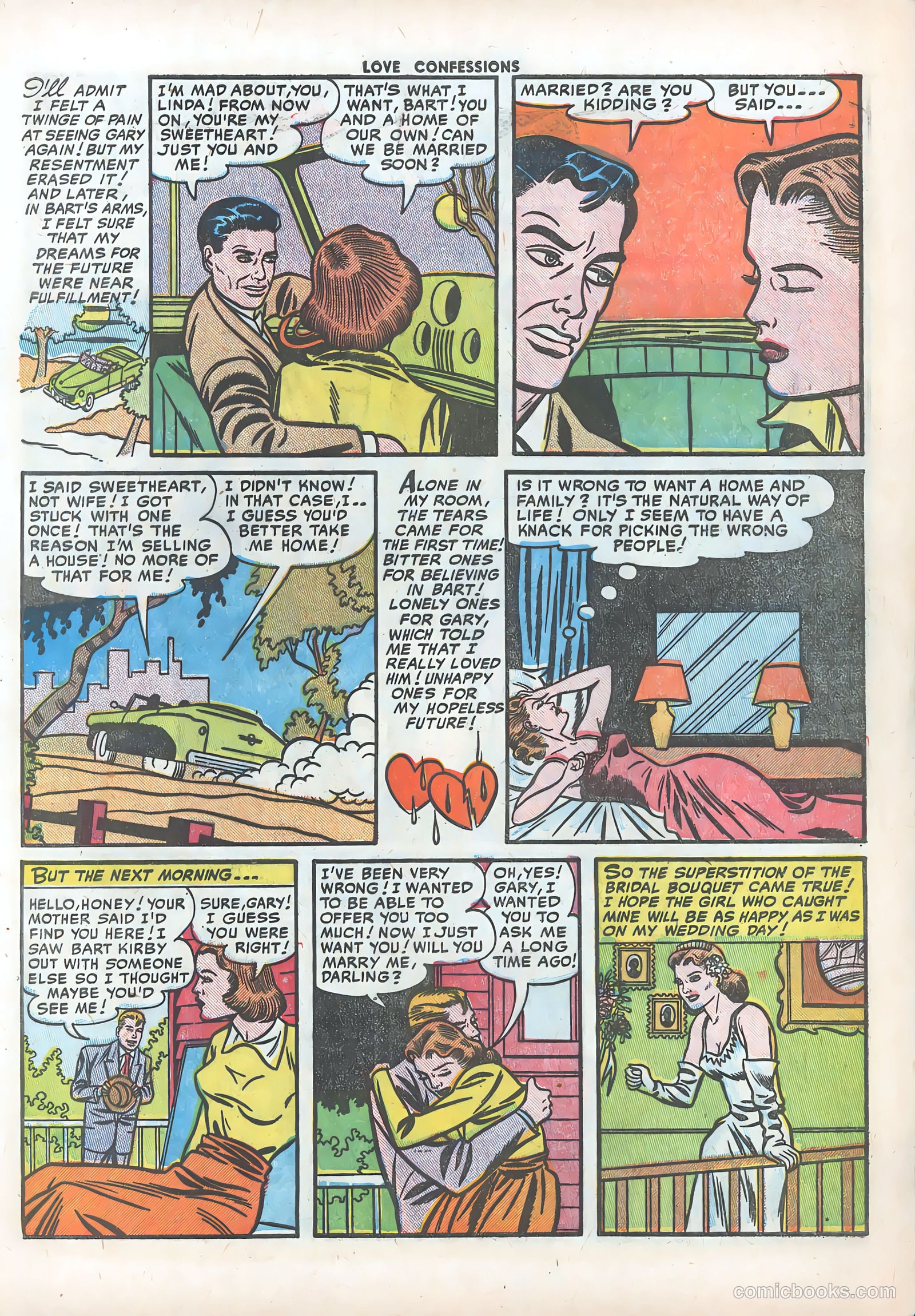 Love Confessions #15 (1951) — page 18 of 37