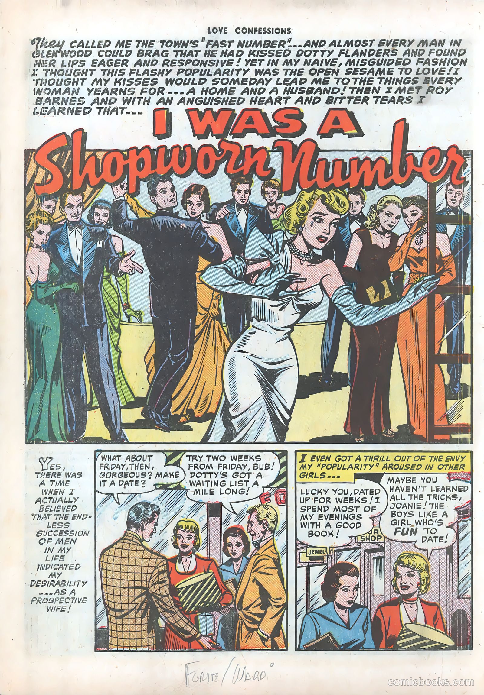 Love Confessions #15 (1951) — page 19 of 37