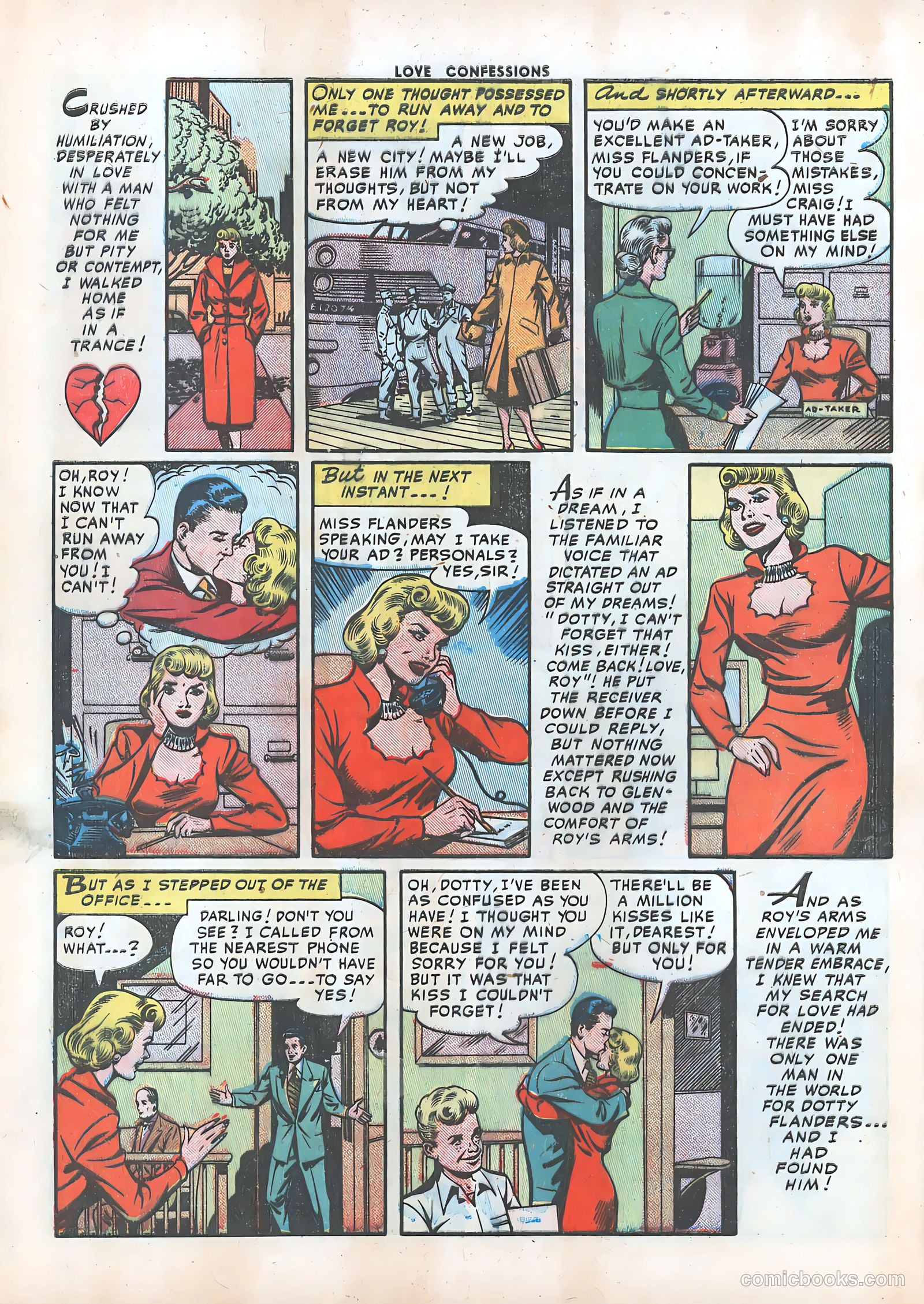 Love Confessions #15 (1951) — page 25 of 37