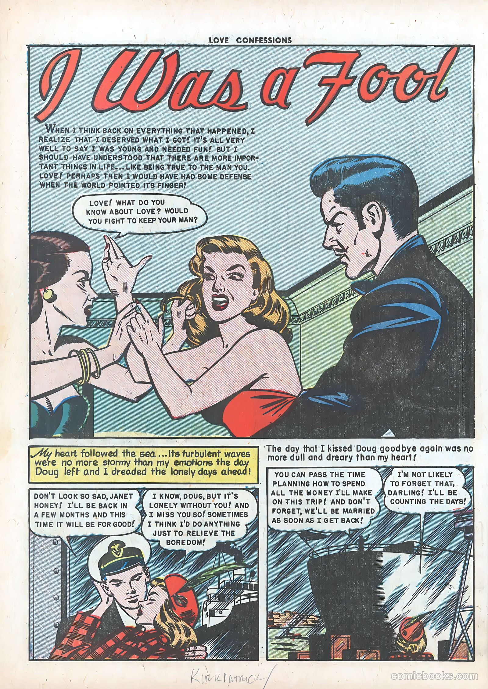Love Confessions #15 (1951) — page 27 of 37