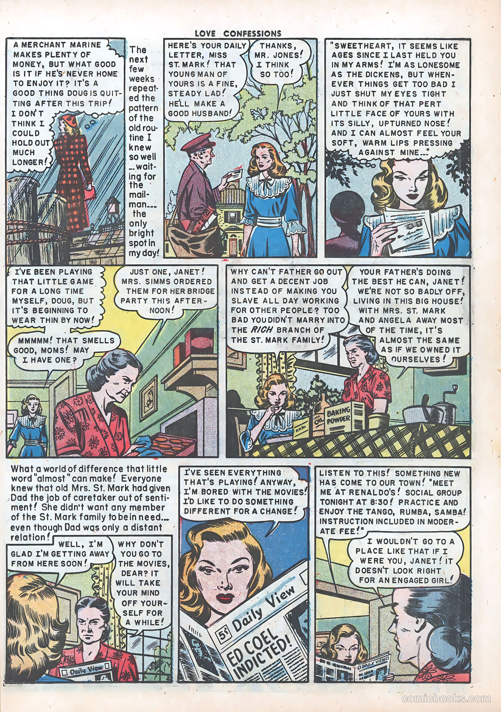 Love Confessions #15 (1951) — page 28 of 37