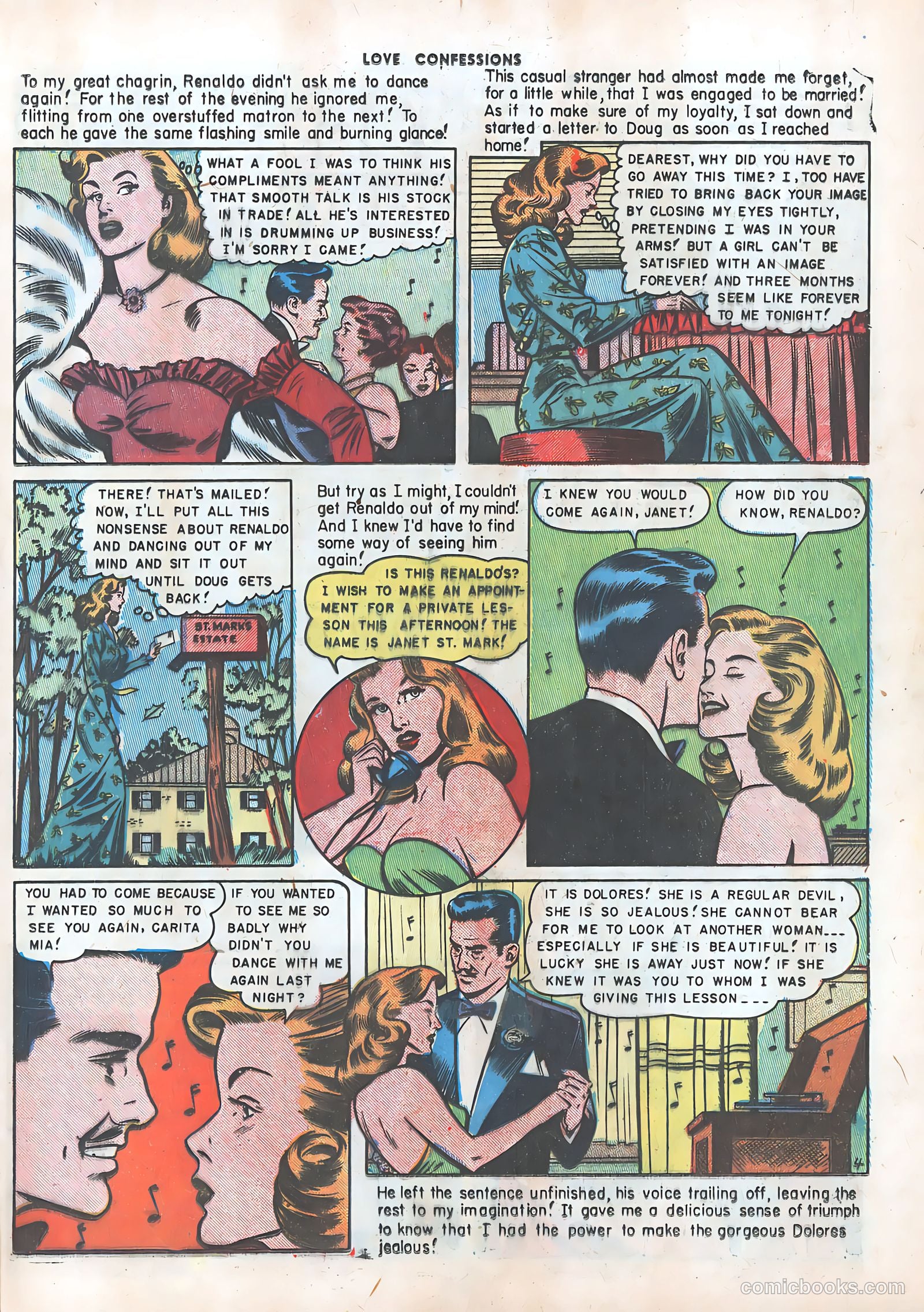 Love Confessions #15 (1951) — page 30 of 37