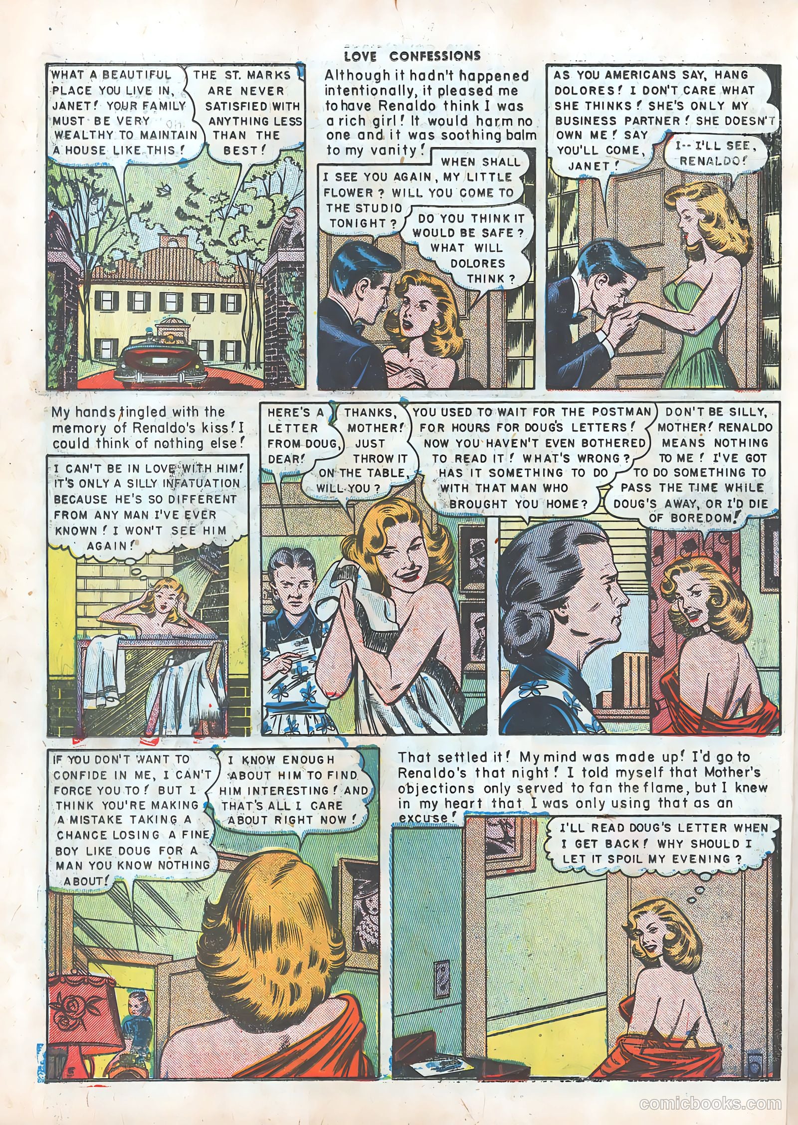 Love Confessions #15 (1951) — page 31 of 37