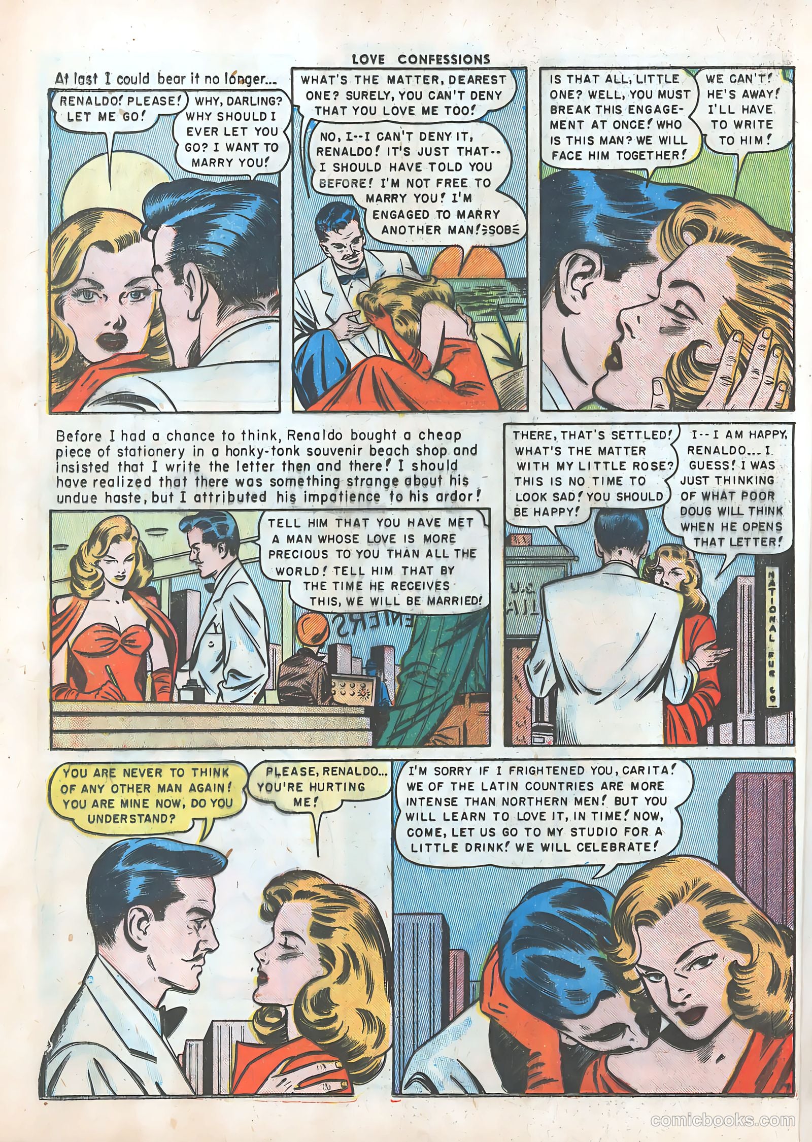 Love Confessions #15 (1951) — page 33 of 37