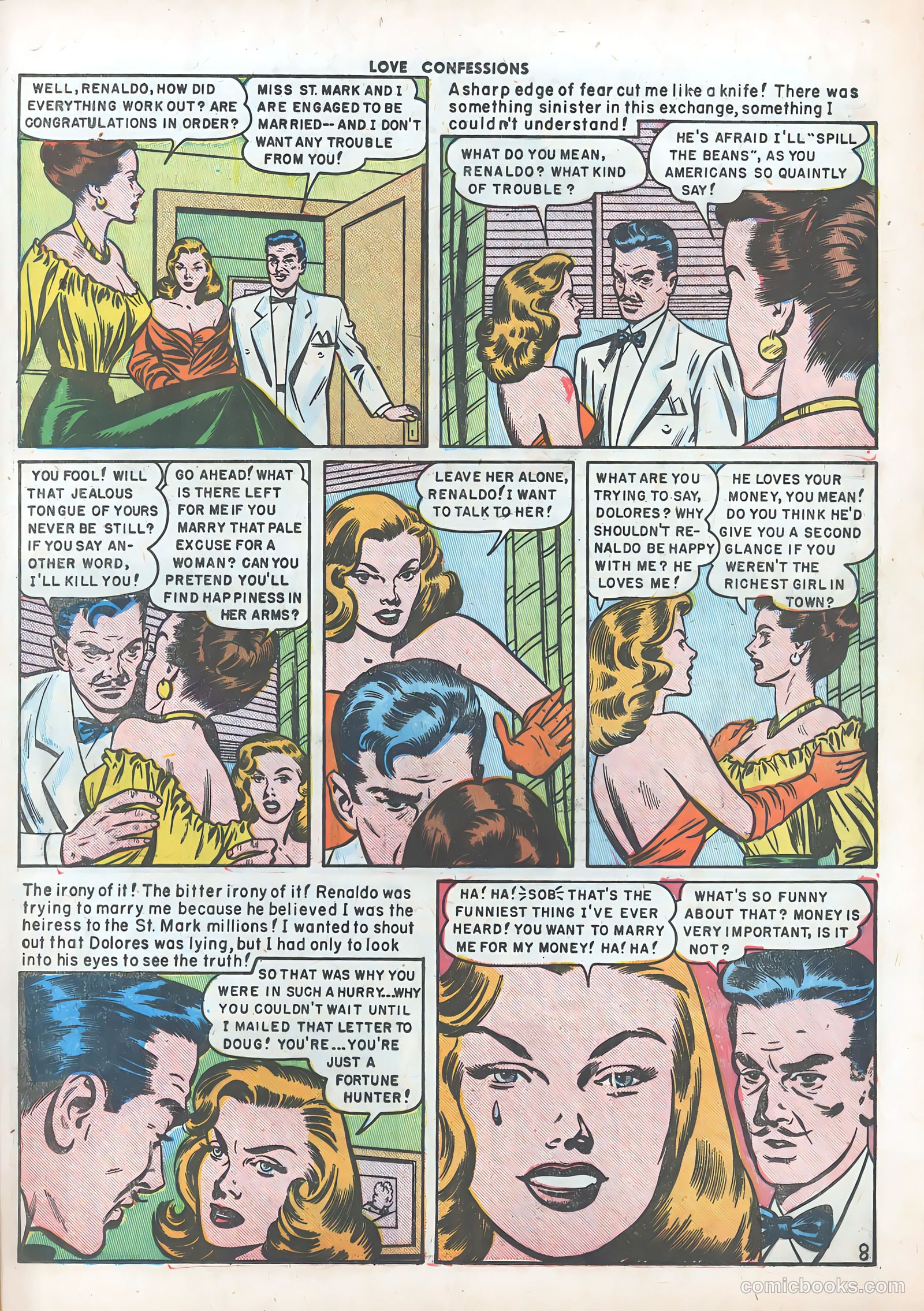 Love Confessions #15 (1951) — page 34 of 37