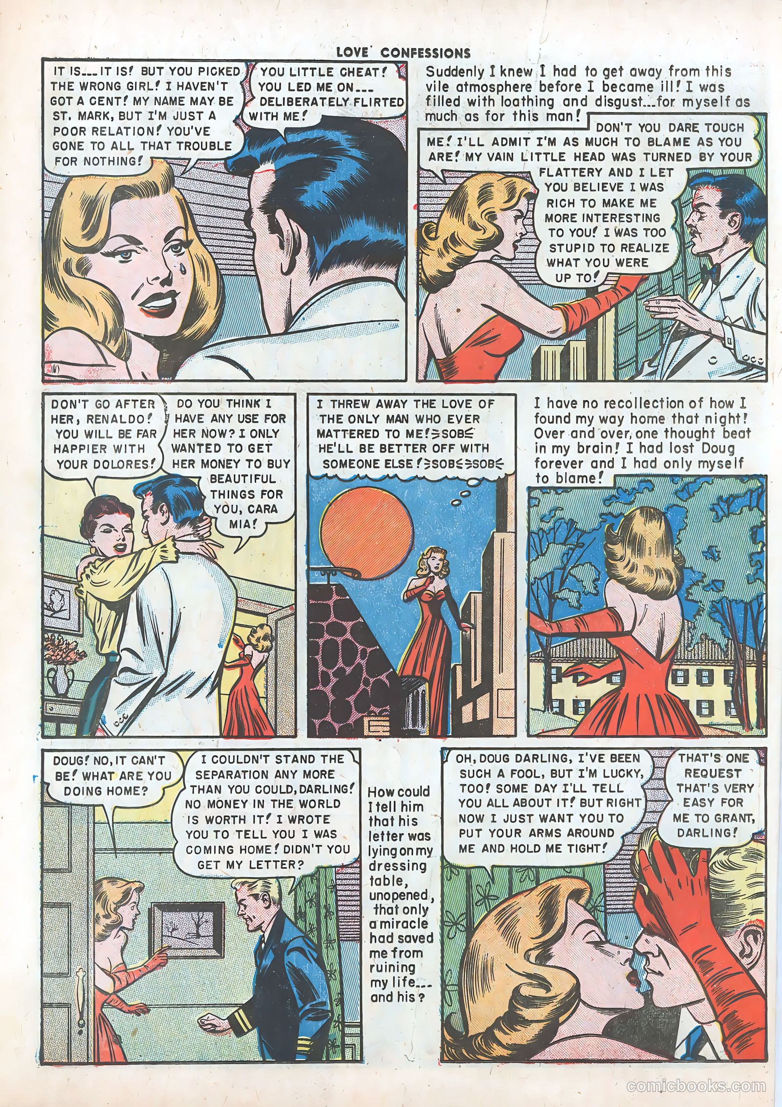 Love Confessions #15 (1951) — page 35 of 37
