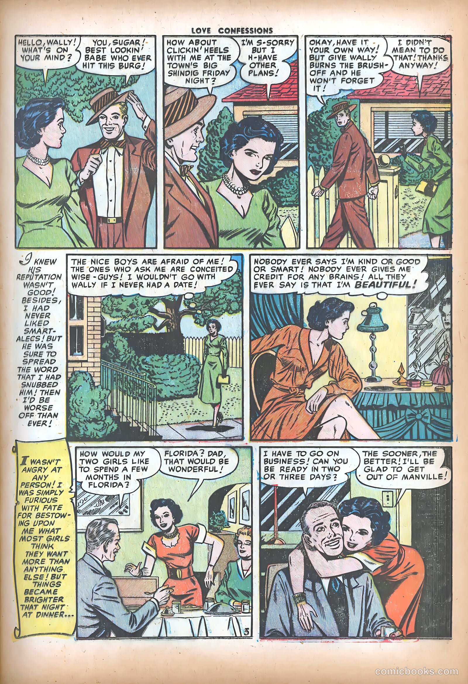 Love Confessions #16 (1952) — page 5 of 36