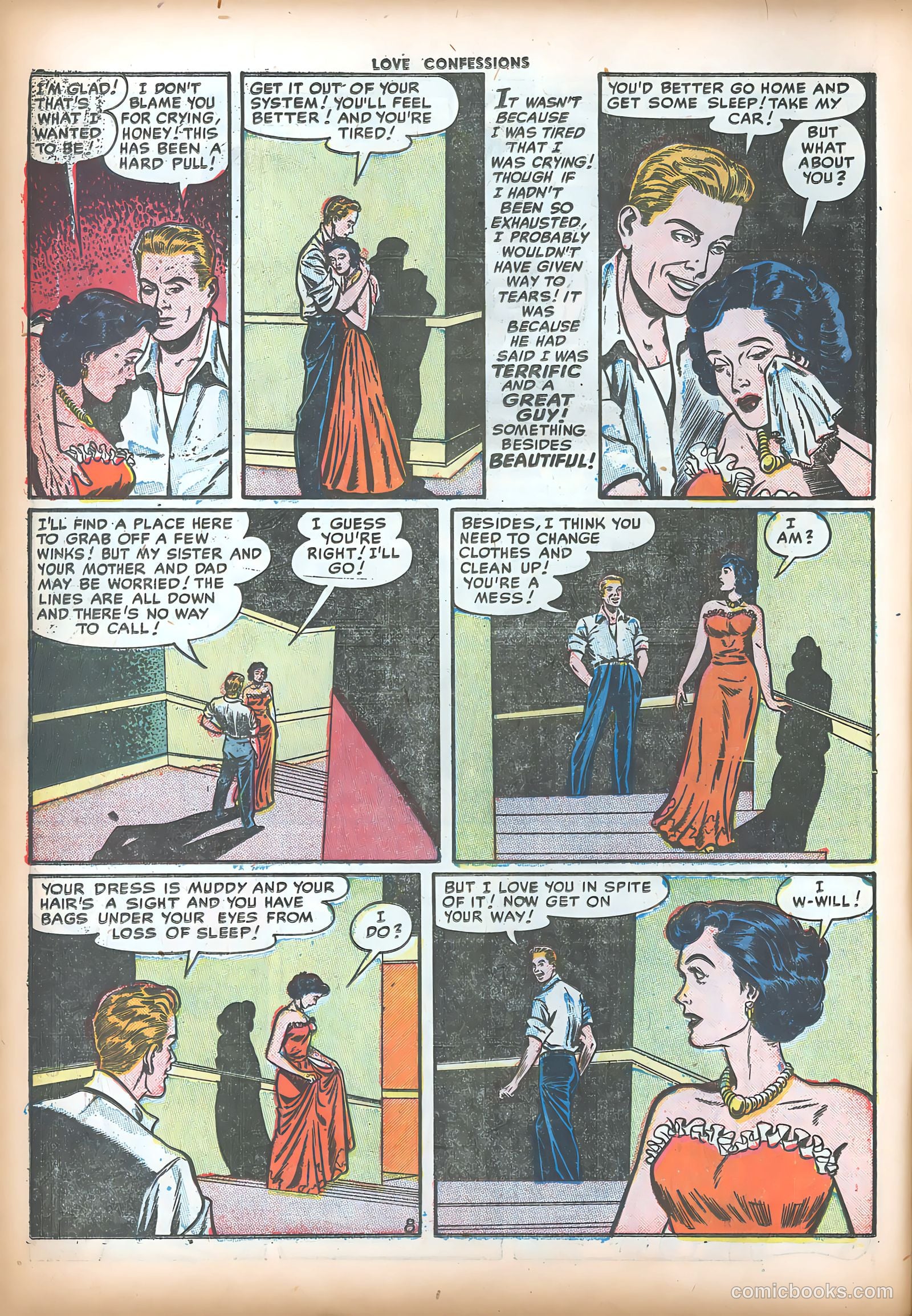 Love Confessions #16 (1952) — page 10 of 36