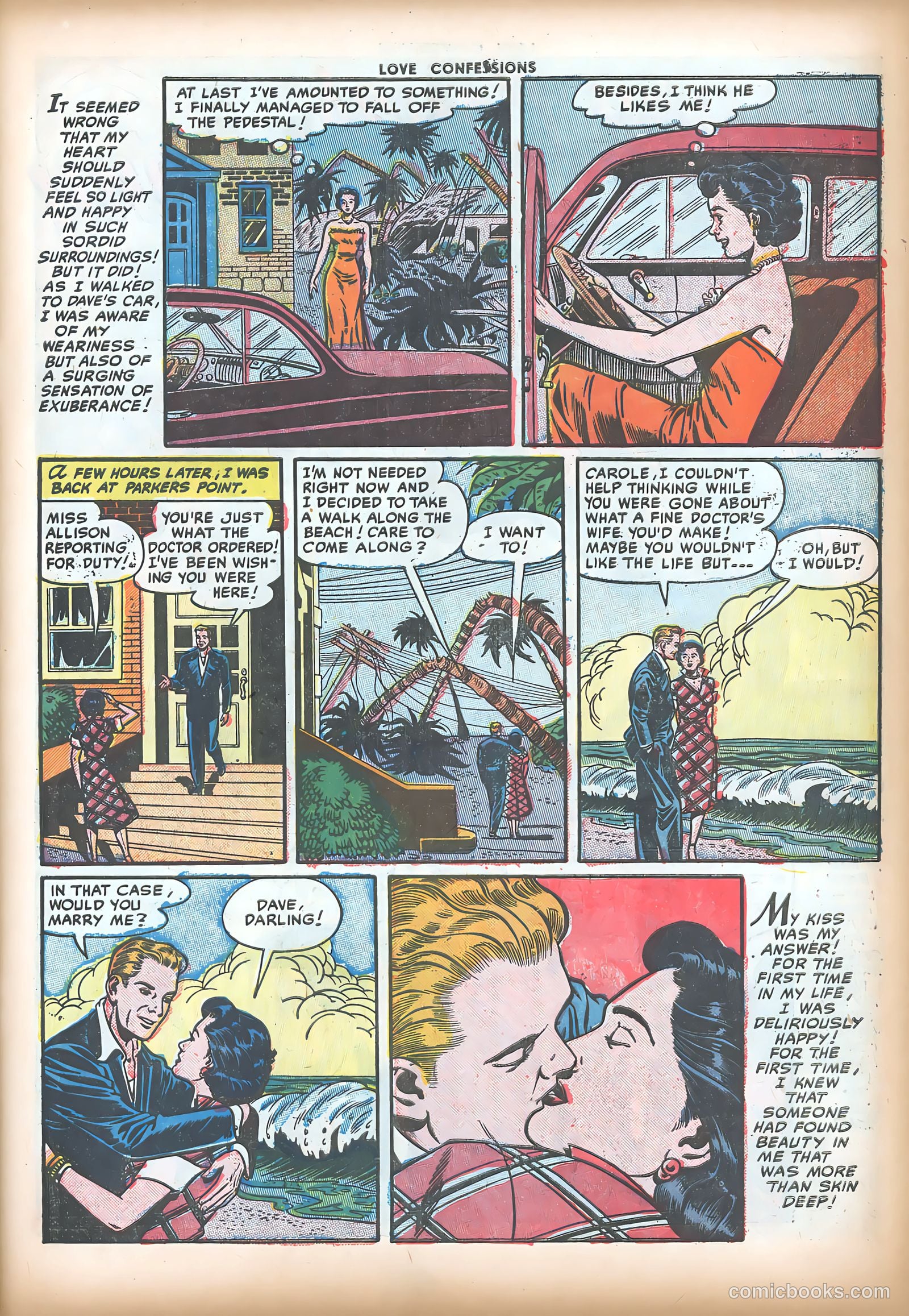 Love Confessions #16 (1952) — page 11 of 36