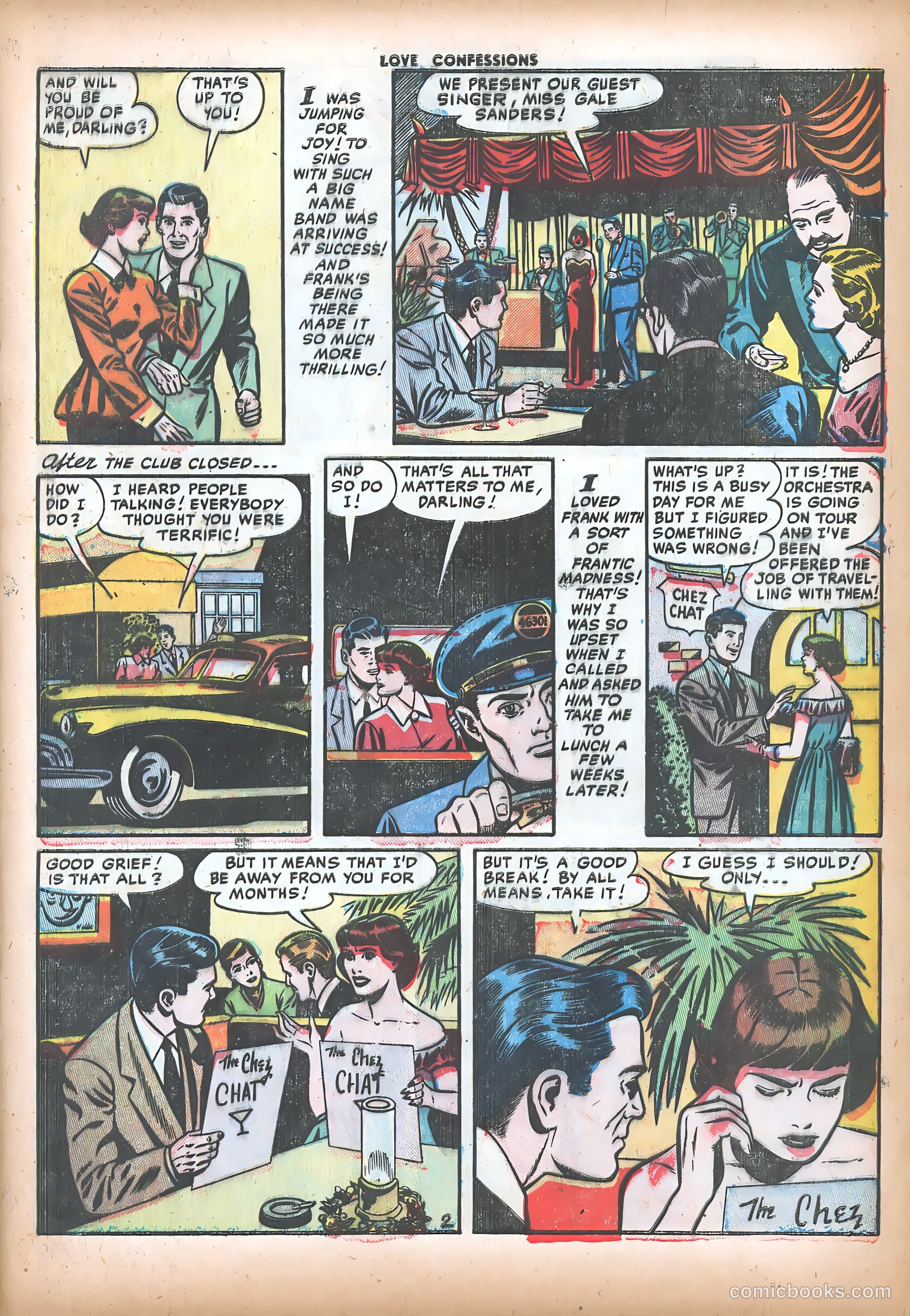 Love Confessions #16 (1952) — page 13 of 36