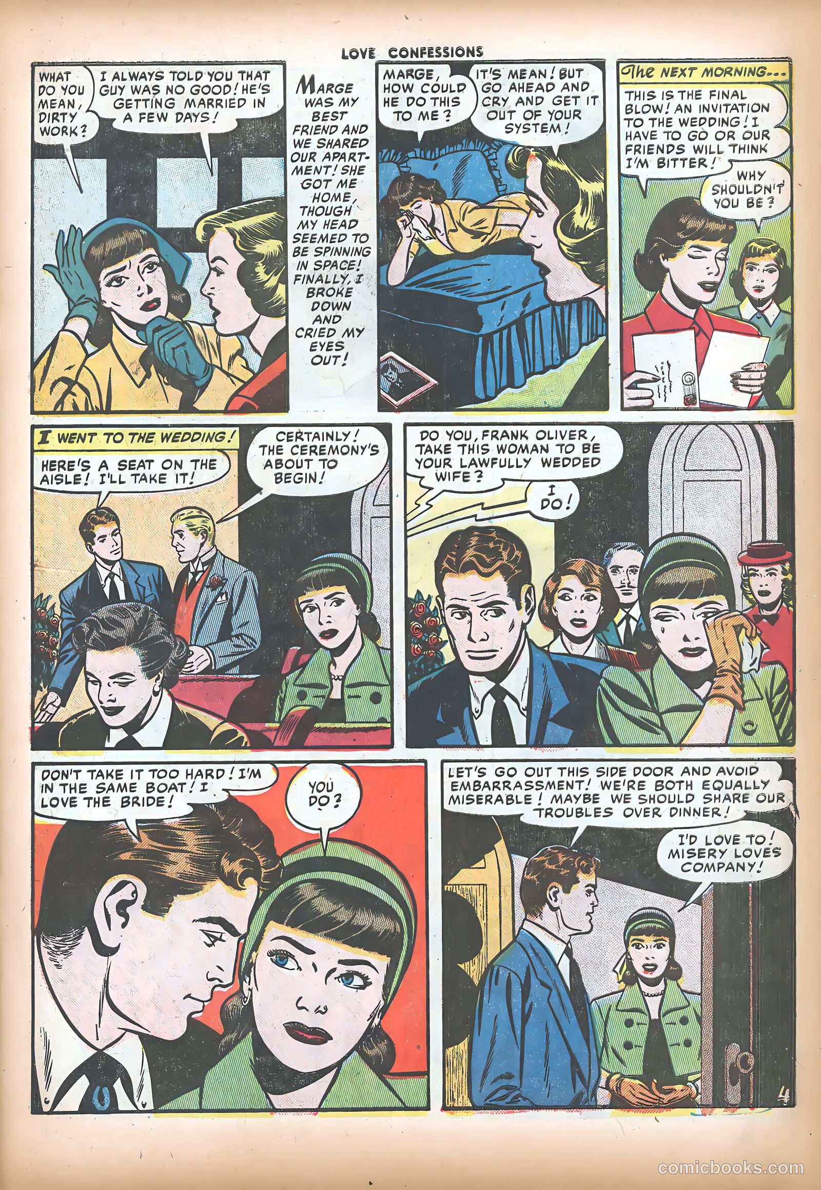Love Confessions #16 (1952) — page 15 of 36