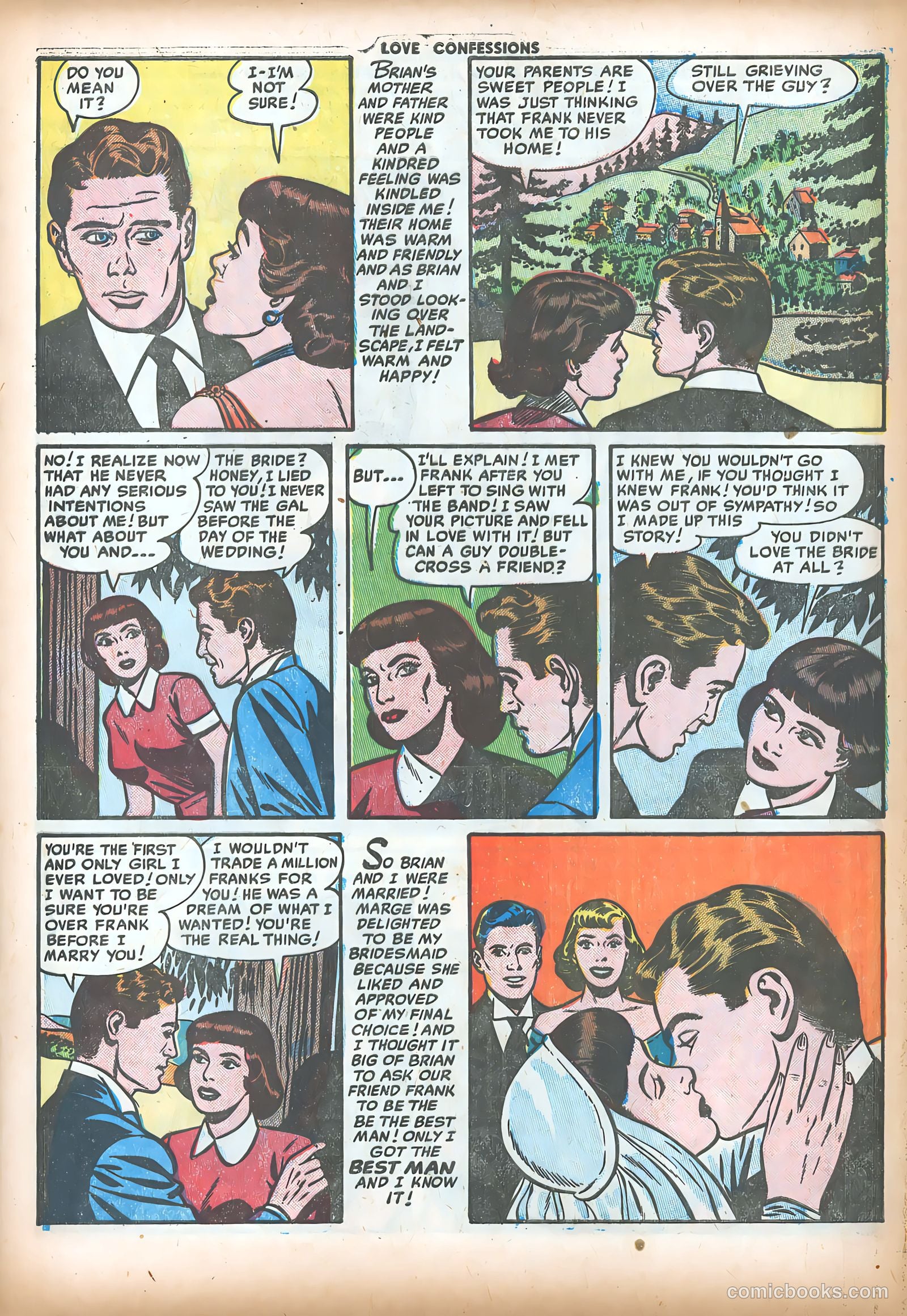 Love Confessions #16 (1952) — page 17 of 36