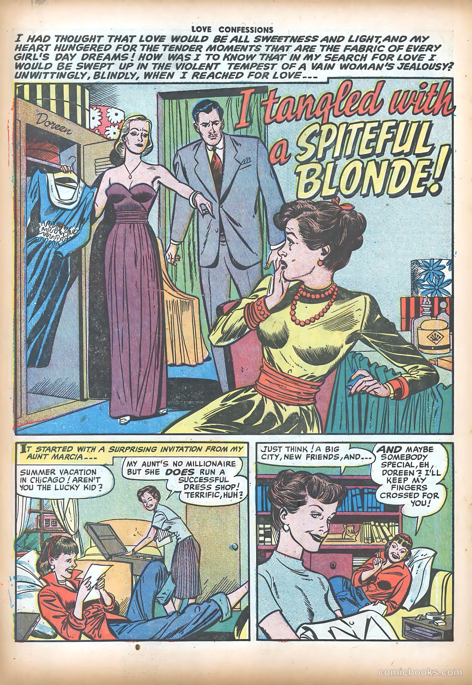 Love Confessions #16 (1952) — page 18 of 36