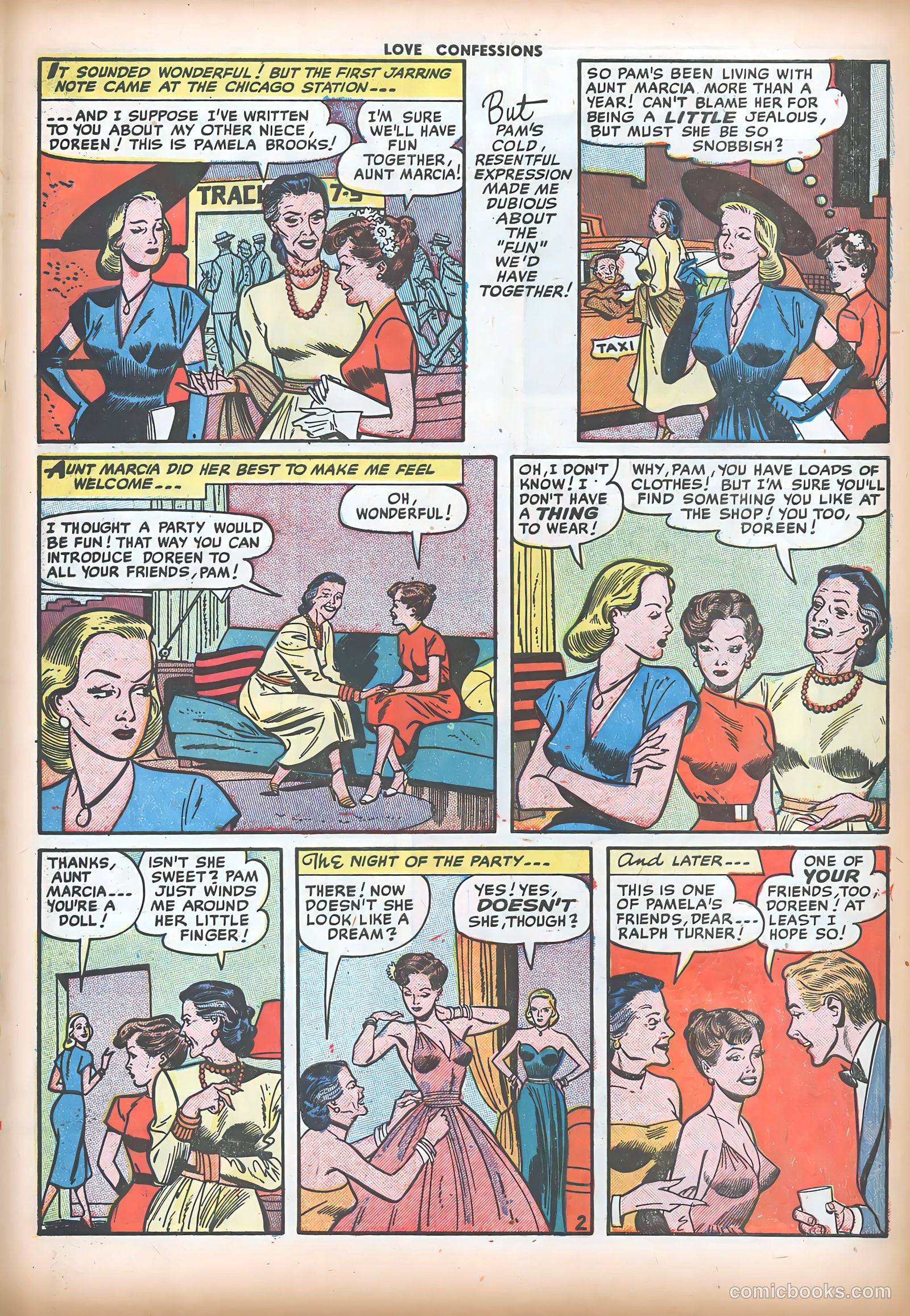 Love Confessions #16 (1952) — page 19 of 36