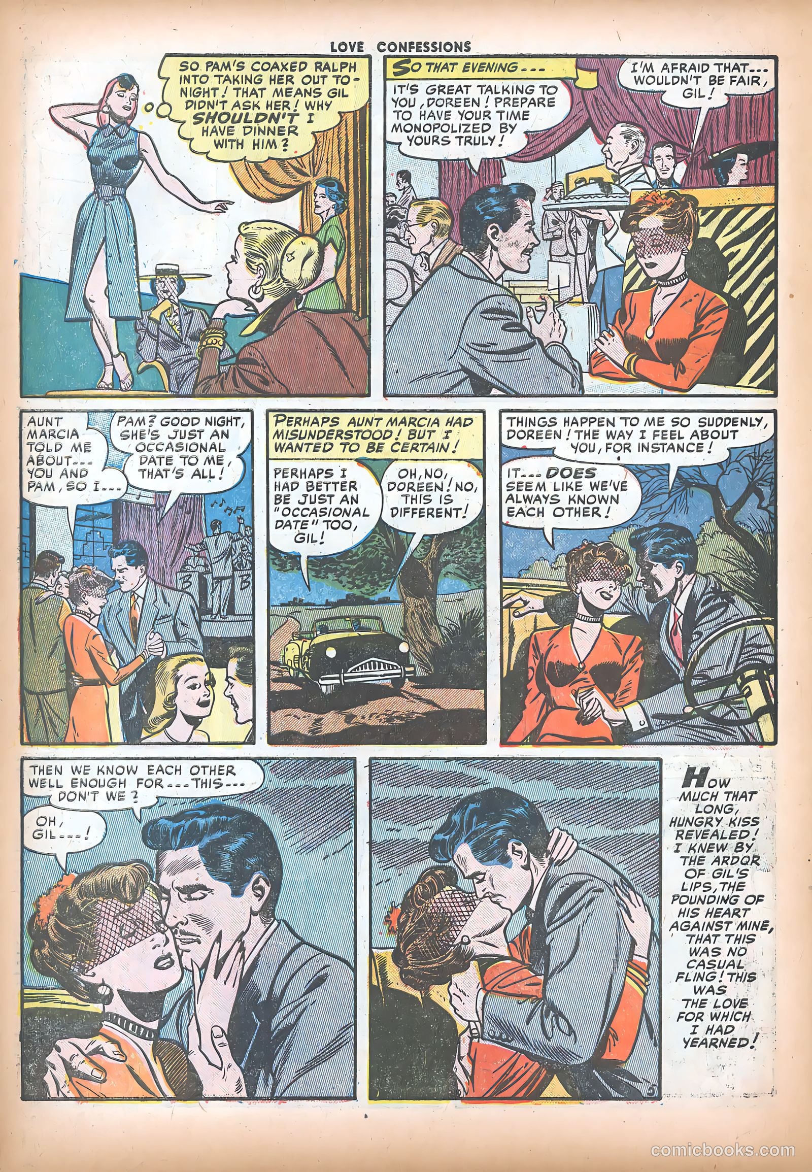 Love Confessions #16 (1952) — page 22 of 36