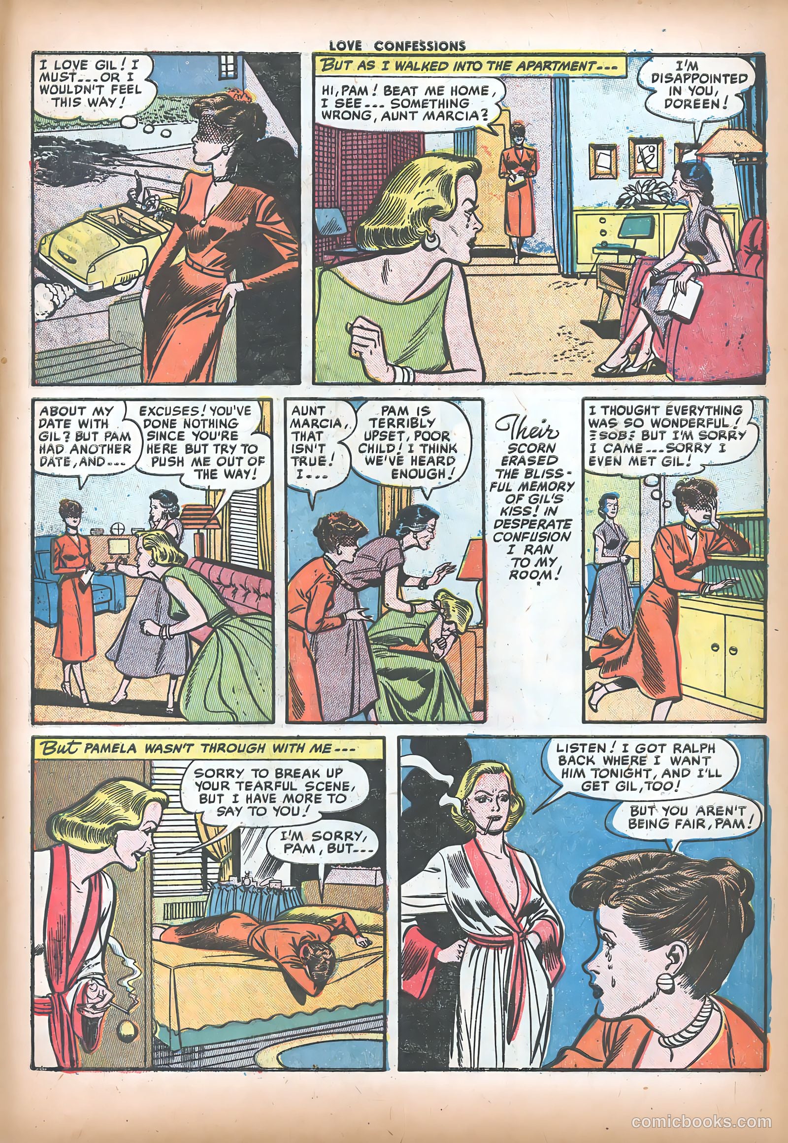 Love Confessions #16 (1952) — page 23 of 36