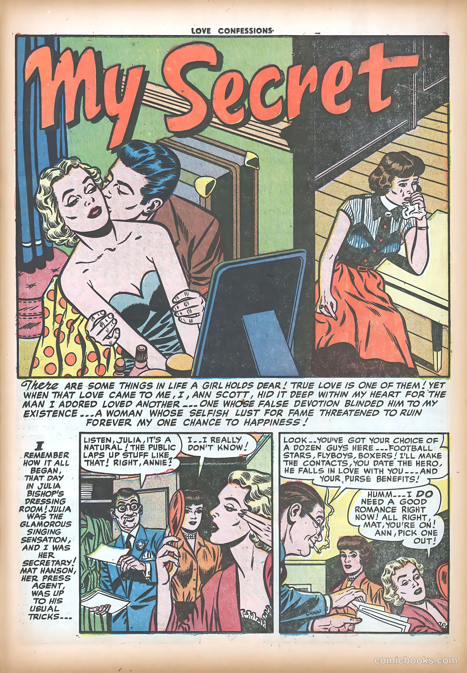 Love Confessions #16 (1952) — page 27 of 36
