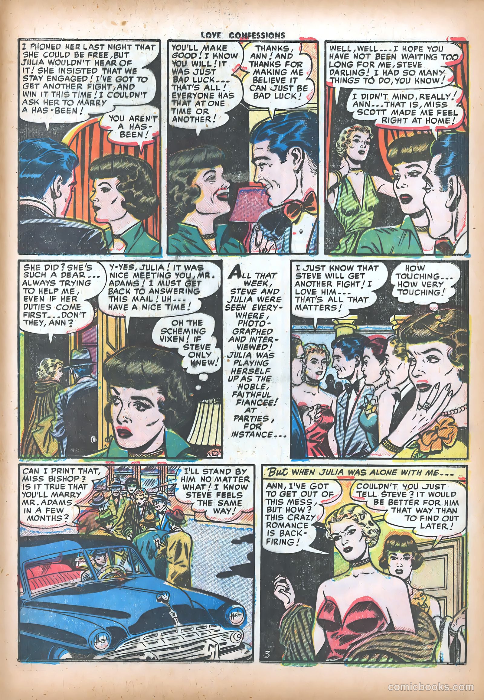 Love Confessions #16 (1952) — page 29 of 36