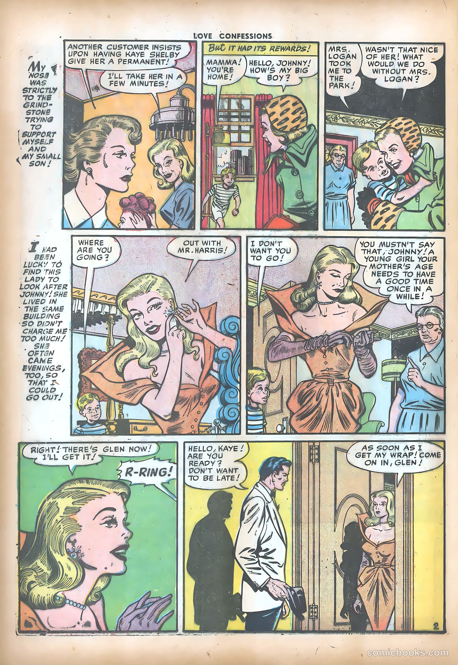Love Confessions #17 (1952) — page 4 of 36
