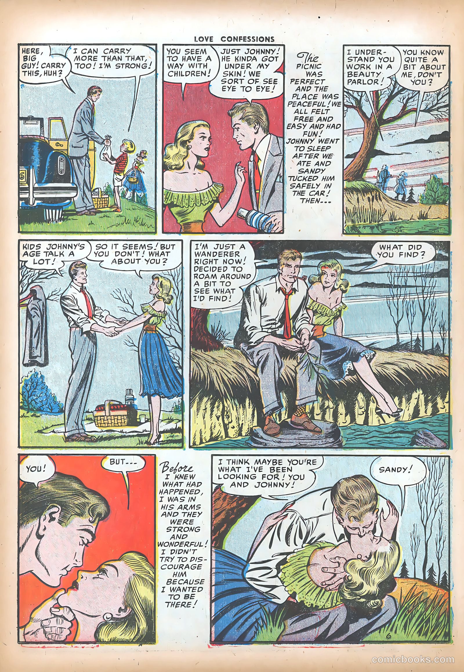 Love Confessions #17 (1952) — page 8 of 36