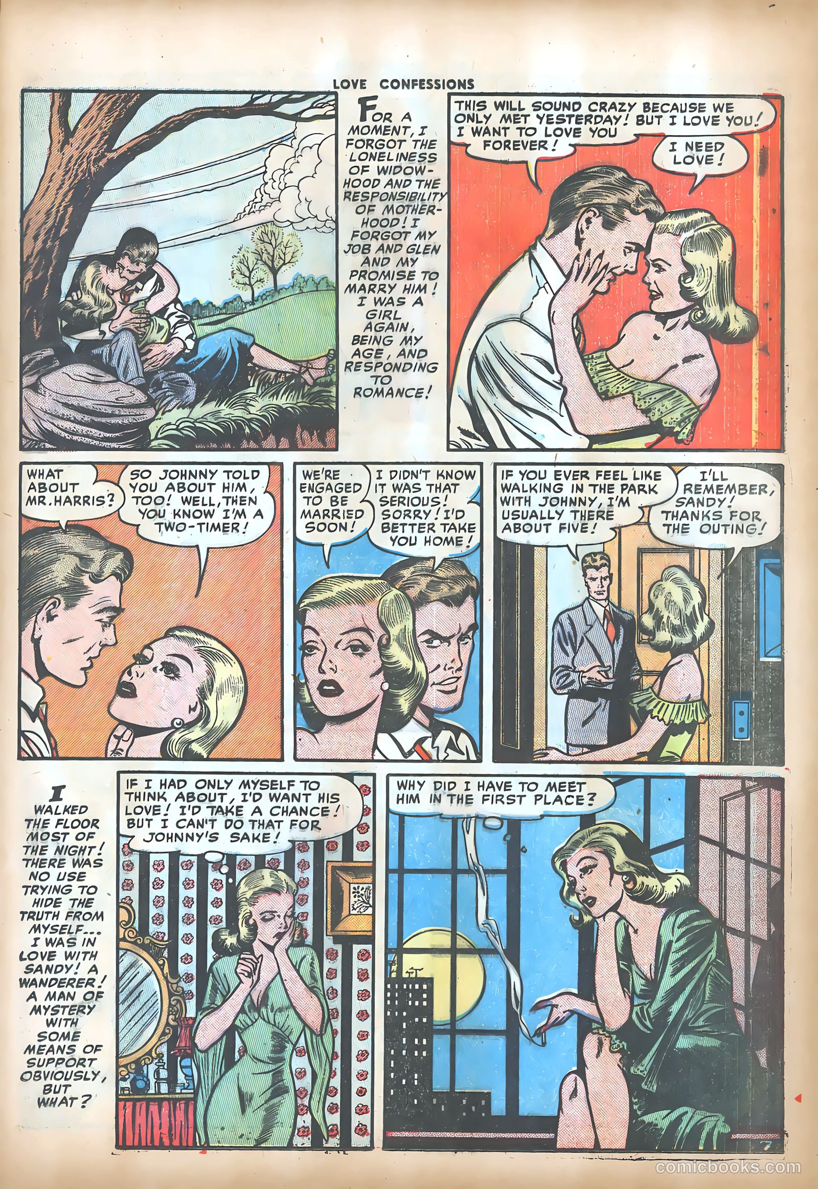 Love Confessions #17 (1952) — page 9 of 36
